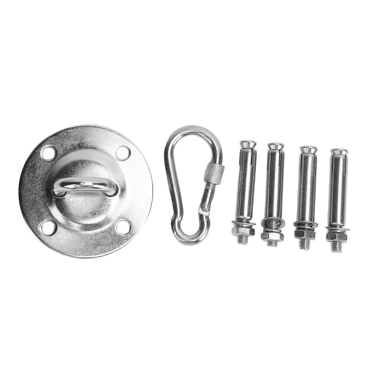 スイングハンガープロフェッショナルストロングロードベアリング容量ベアリングスイングフックウッドコンクリート遊び場ハンモックチェアサンドバッグスイングシルバー