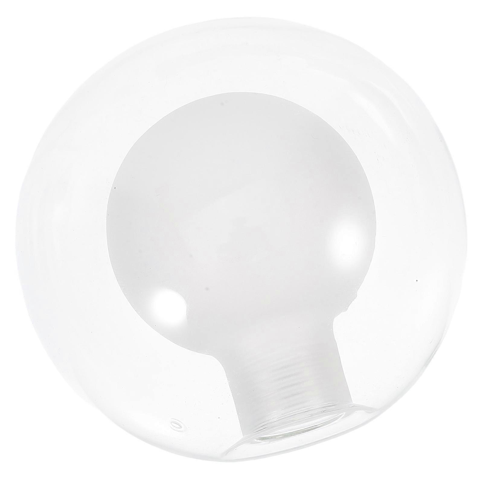 유리 구형 램프 갓 천장 조명 교체 우아한 원형 흰색 10.00X10.00X10.00CM 빛 확산 1개