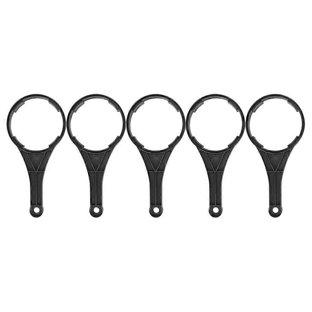 5pcs Plastic Water Filter Spanner Wrench Tool for Easy Filter Housing Replacement – Odorless, Universal Fit for Purifiers