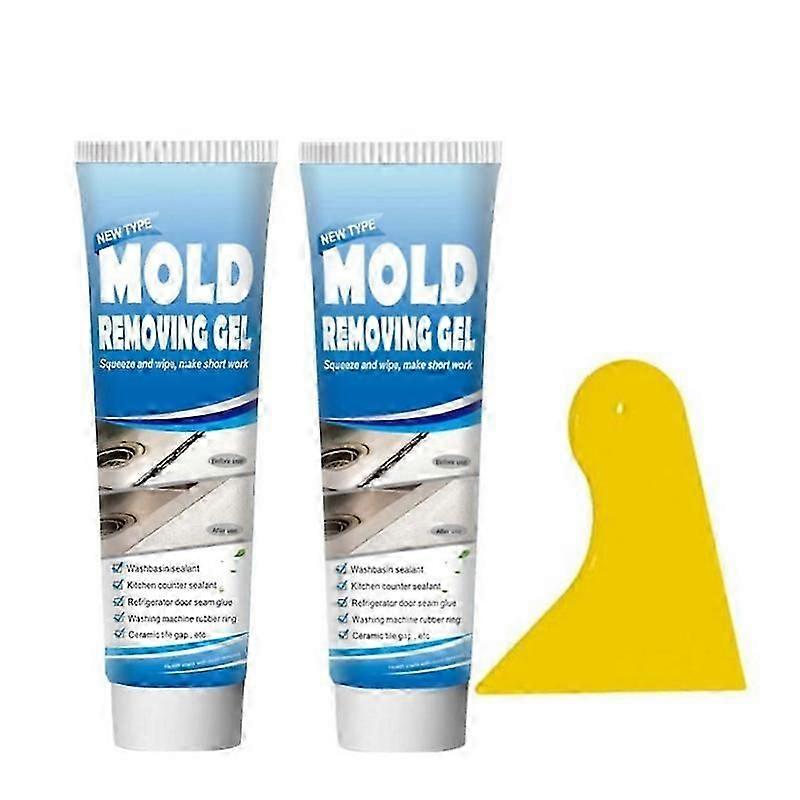 2 sady odstraňovača plesní Magical Remover Ekologický účinný čistič plesní Deep Down Clean Odstraňovač plesní pre domácnosť 90g