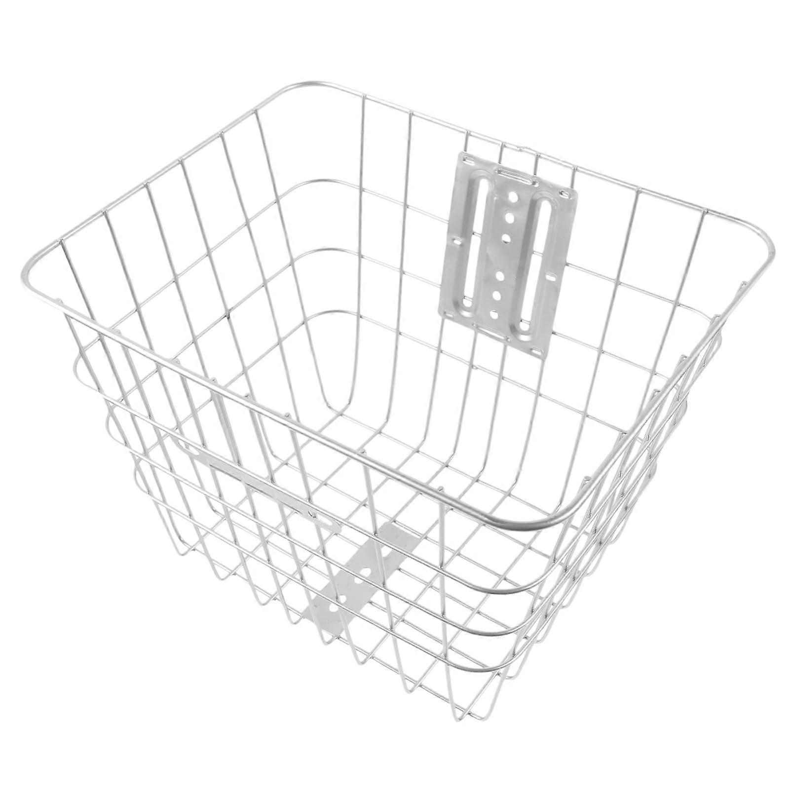 Foldable bicycle basket Stable detachable rear basket for bicycles for transporting vegetables and Robust and durable for models