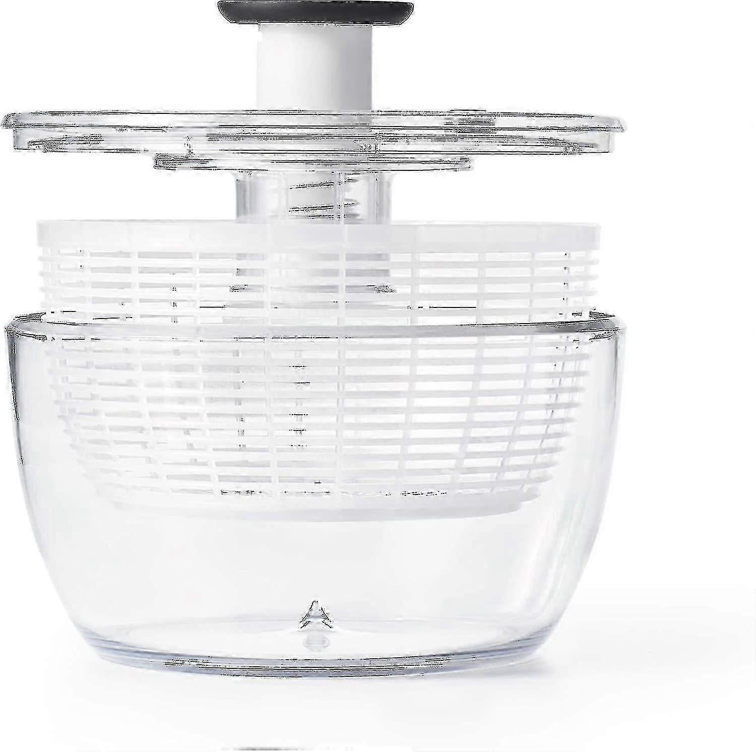 suitable for glass salad spinner, large 6.22 quart, clear