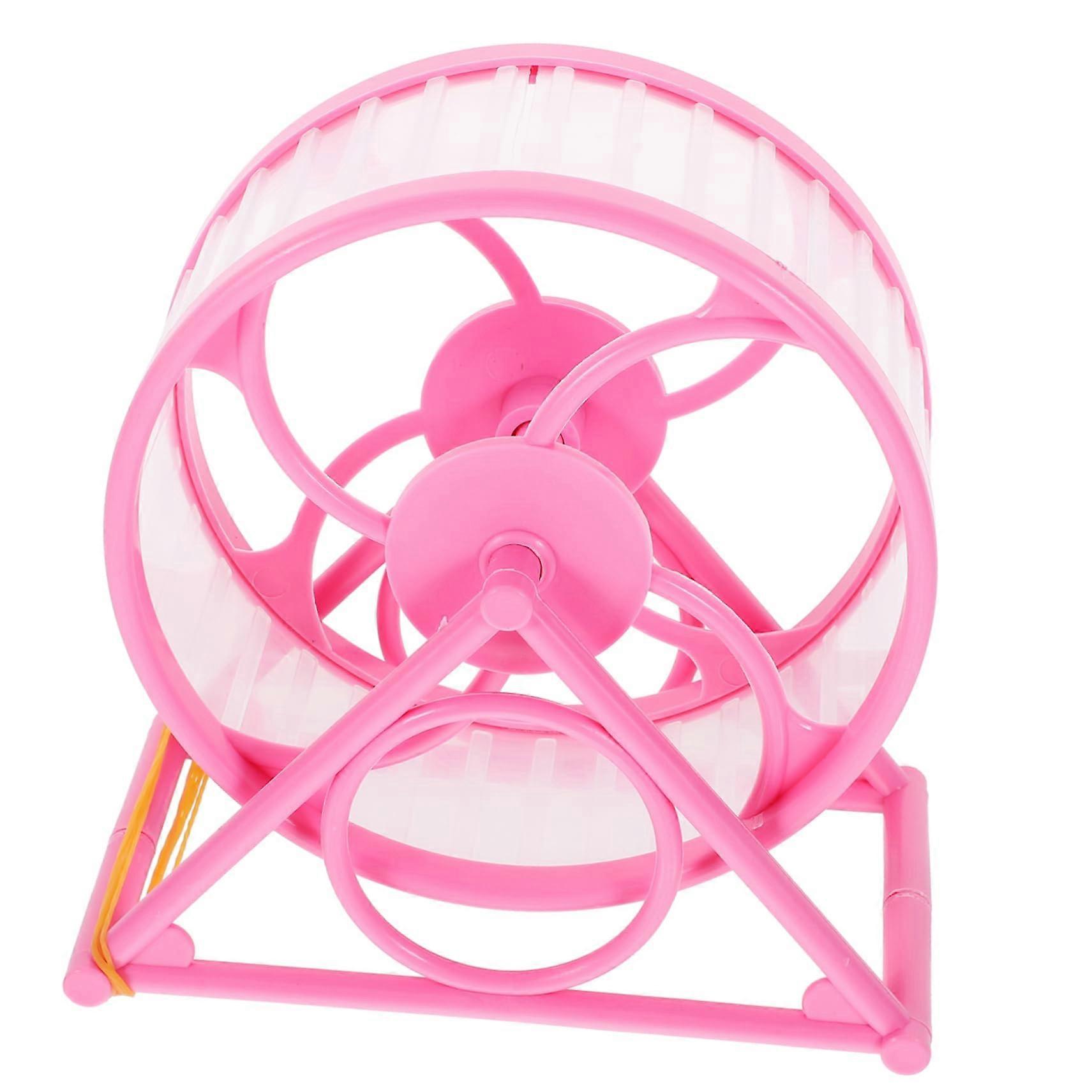 Hamster Exercise Wheel for Small Pets, Promotes Health and Movement, Quiet Operation for Undisturbed Sleep, Pink