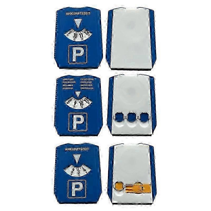 Snow Time Display Disc Ice Scraper Car Parking Card Time Sign Tire Depth Gauge