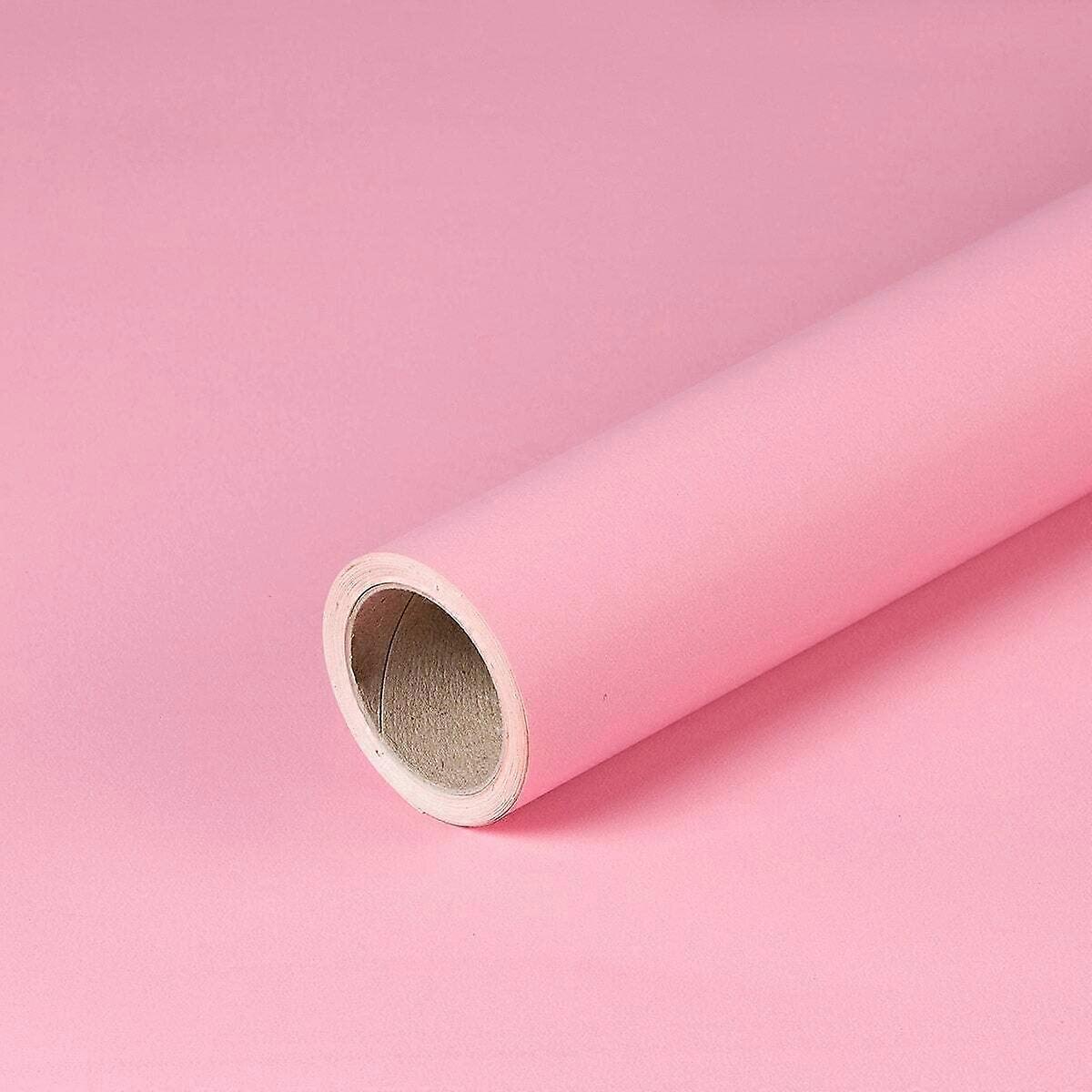 Pink Plain Birthday Wrapping Paper 0.70 x 10 m