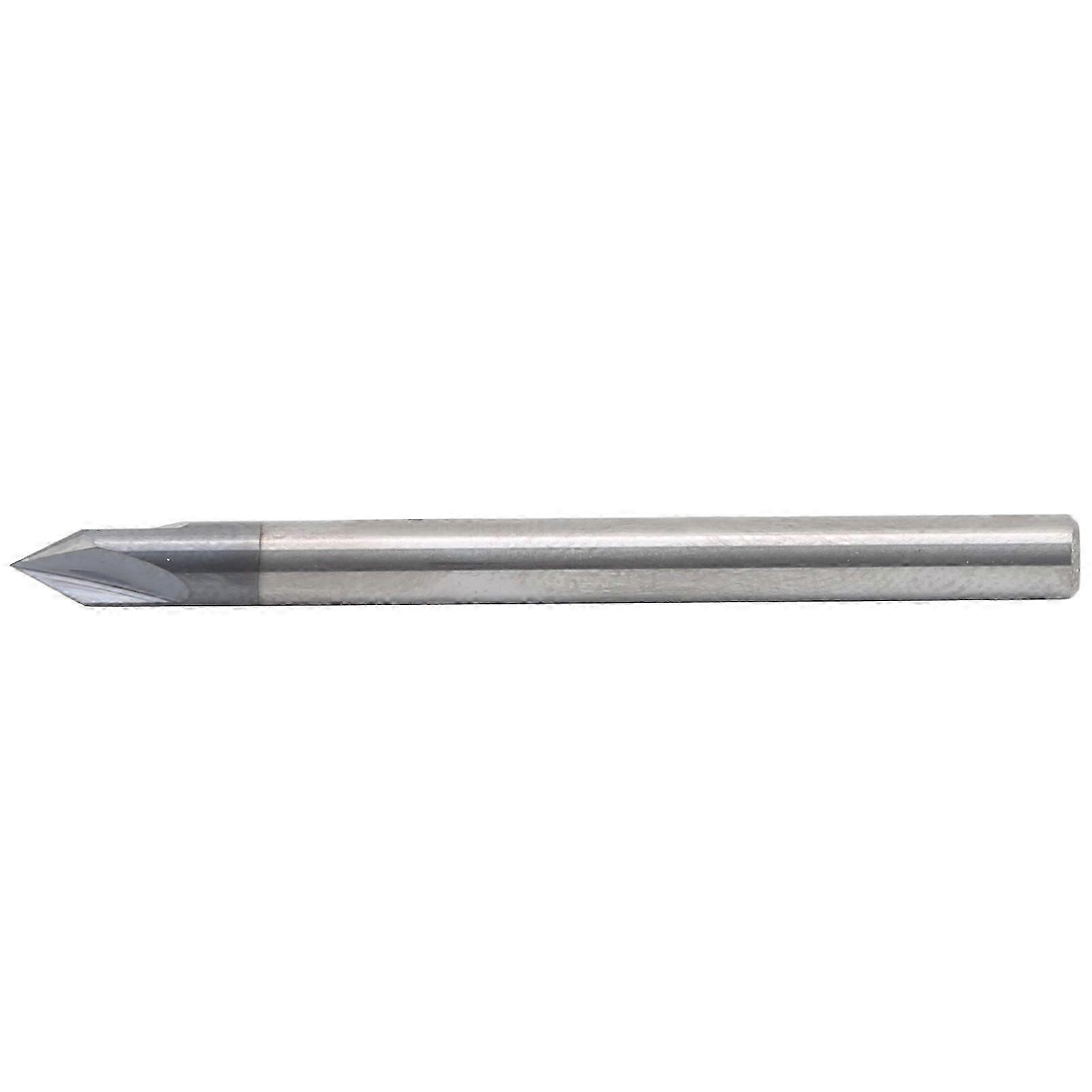 3 Flute 60 Chamfer End Mill Tungsten Steel CNC Carving Polishing Router Bit D4 x 60 x 50L