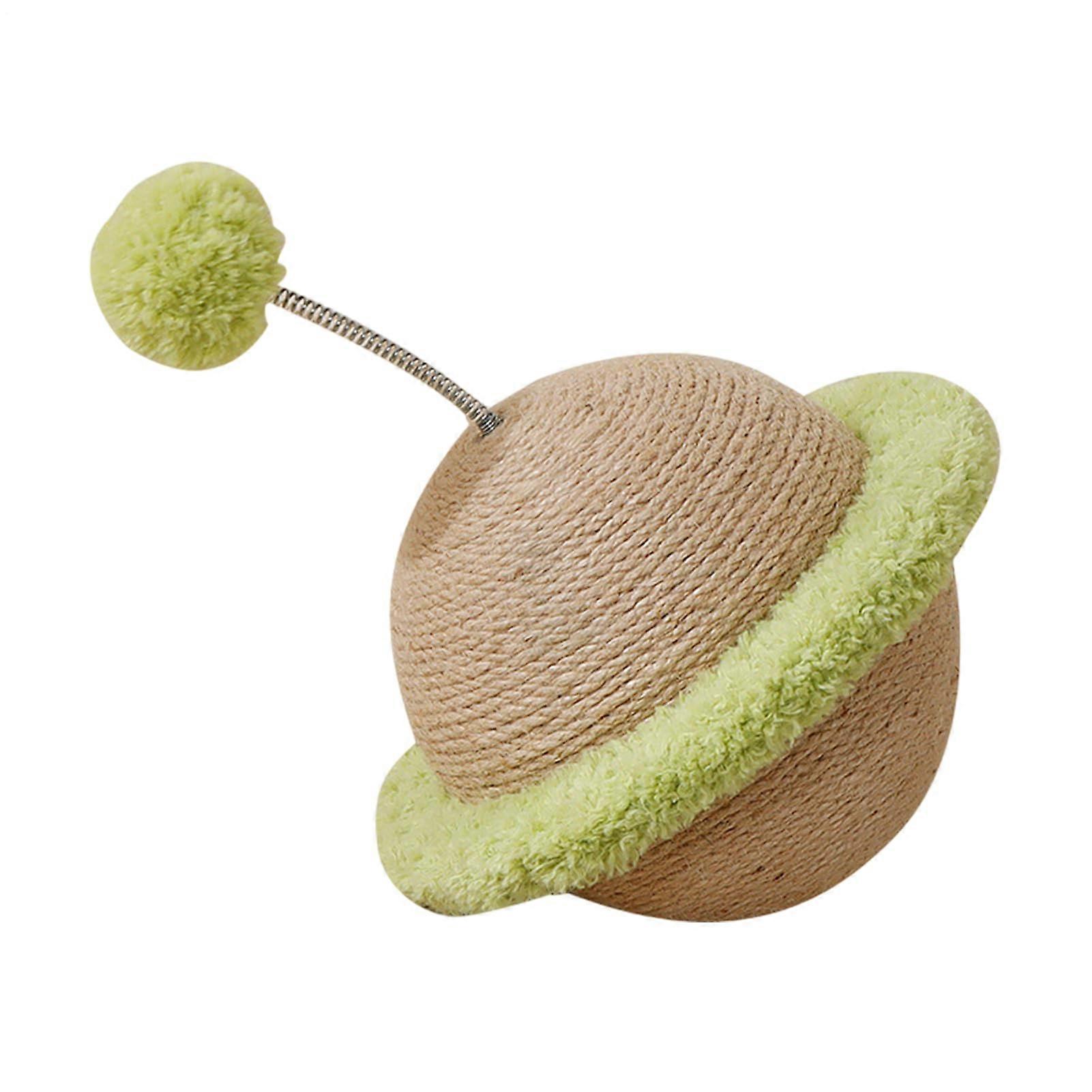 Indoor Cat Scratcher, Cat Scratching Post with Toy Balls - Furniture Protector and Boredom Relief for Kittens and Puppies