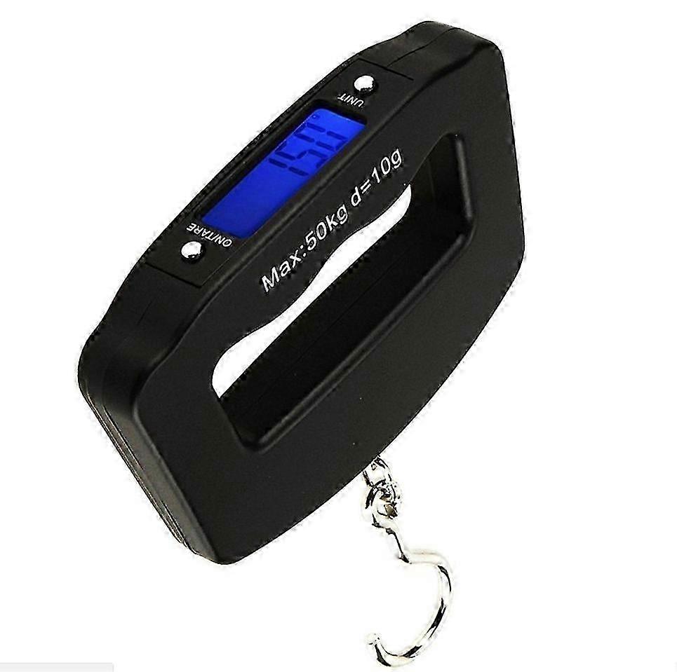 50KG Digital Luggage Scale – 4 Units (kg/g/lb/oz) – Backlit Display – Tare Function