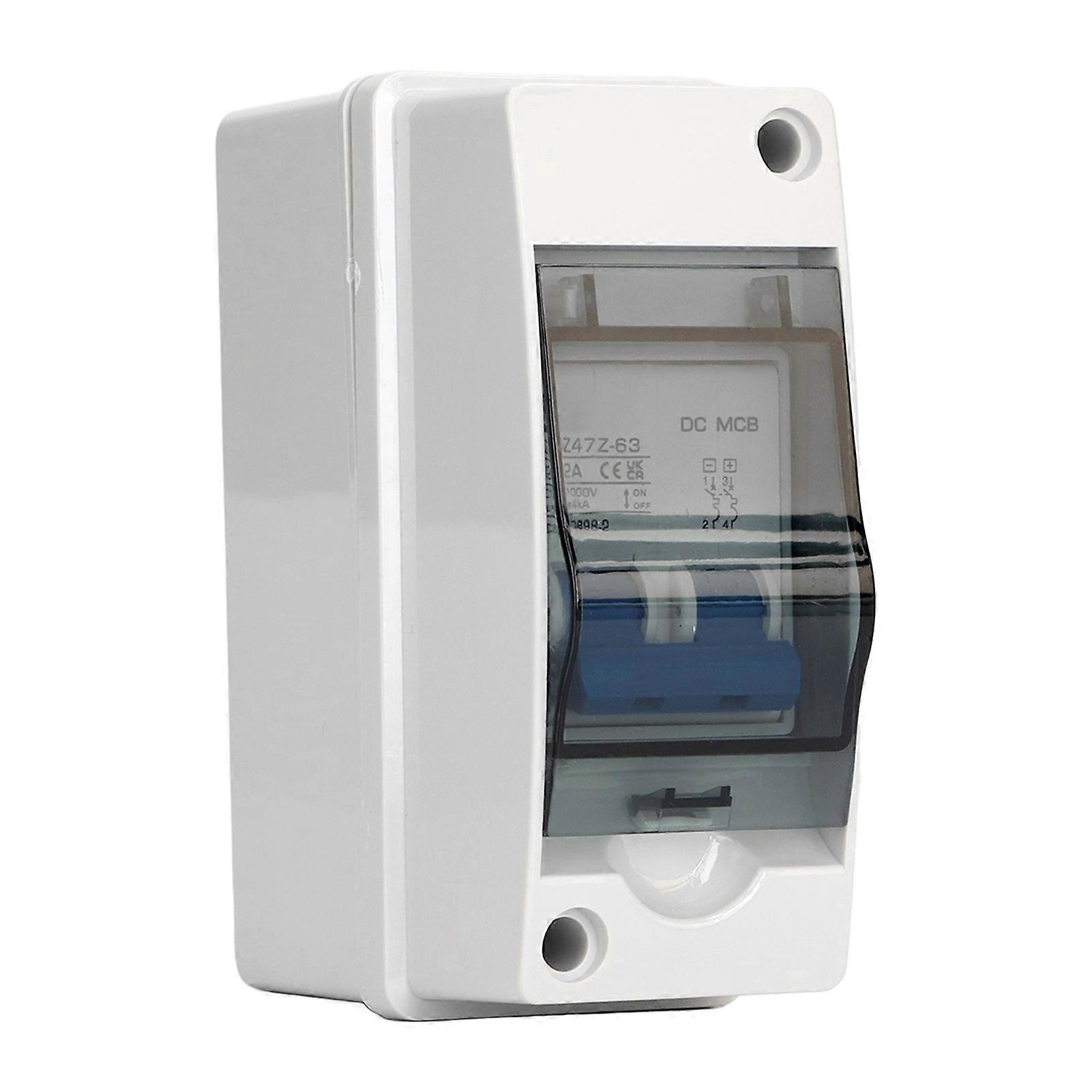 Mini Circuit Breaker with Junction Box IP65 Waterproof 4000A Icu Pa66 DC Disconnect Switch DC1000V 32A 