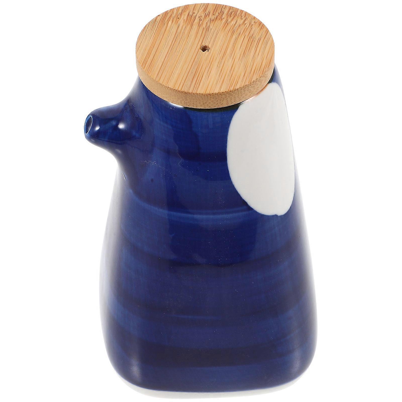 Ceramic Oil Dispenser Bottle Multi Healthy Material Durability Kitchen Supply for Storage Use