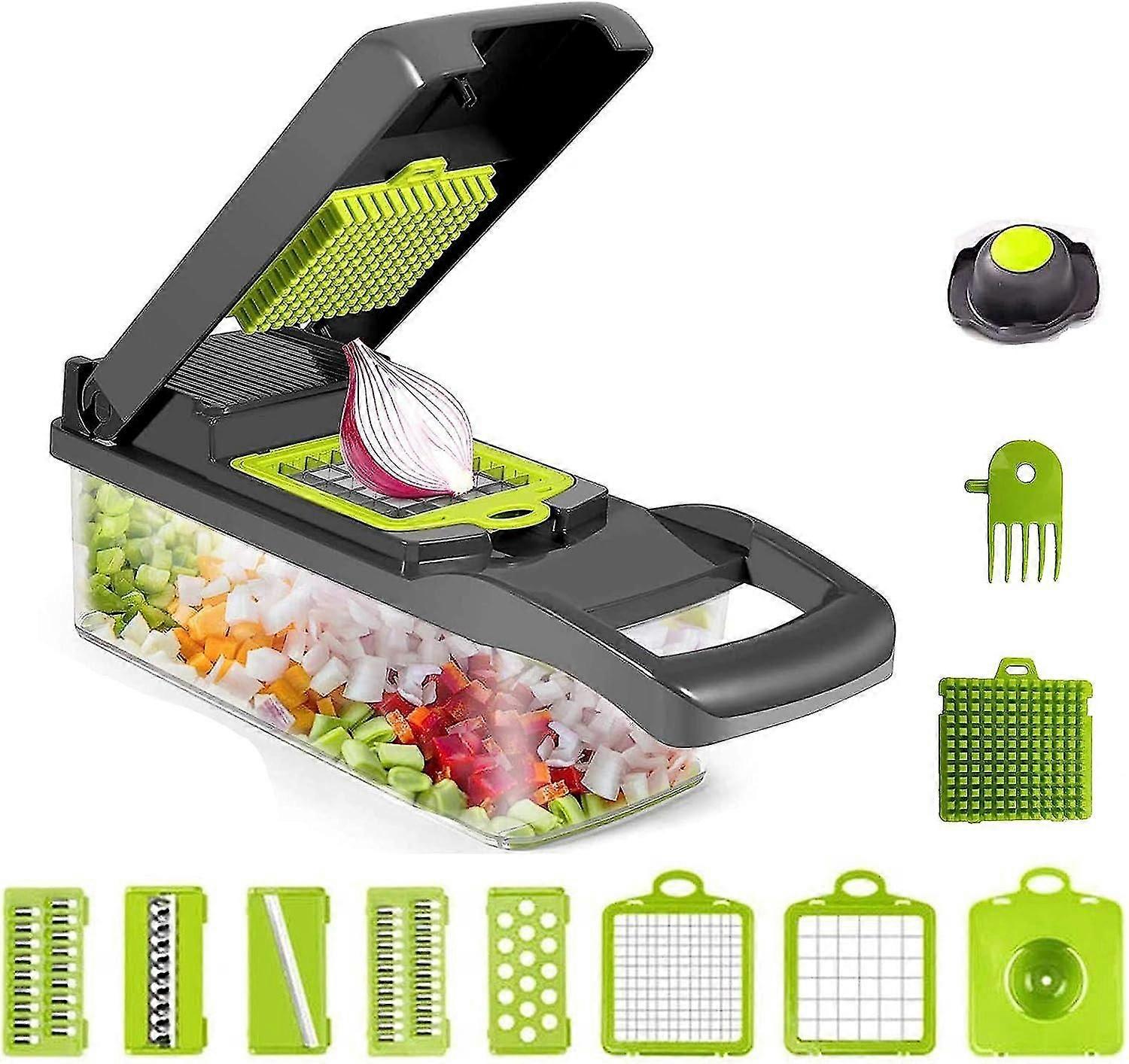 Hand cut vegetables, mandolin multi-function kitchen, vegetable slicer, carrot vegetable slicer, tomato, fruit salad