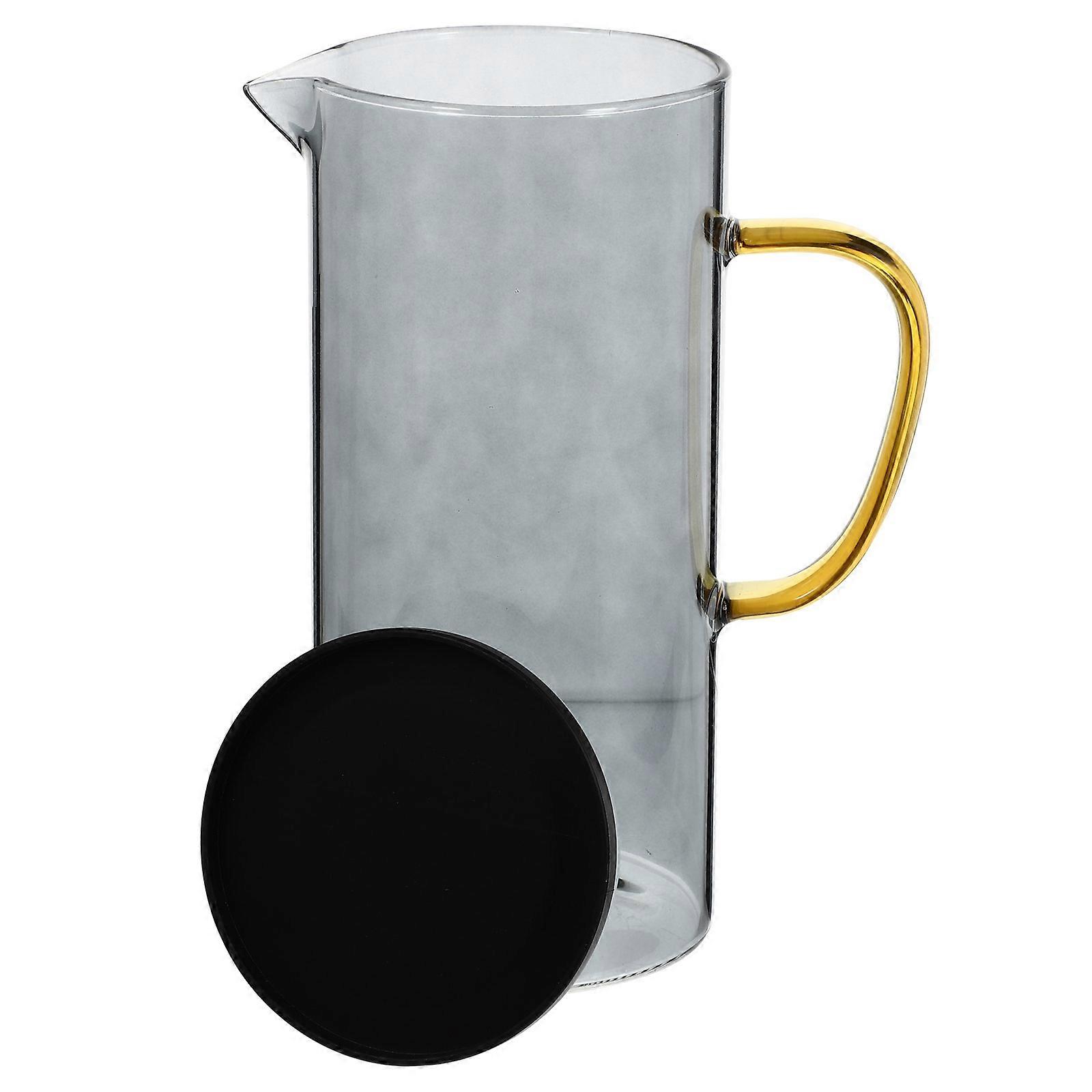 Large Capacity Glass Water Jug for Kitchen Leak Proof Pitcher for Cold Drinks, Juice, and Fruit , Easy to Clean