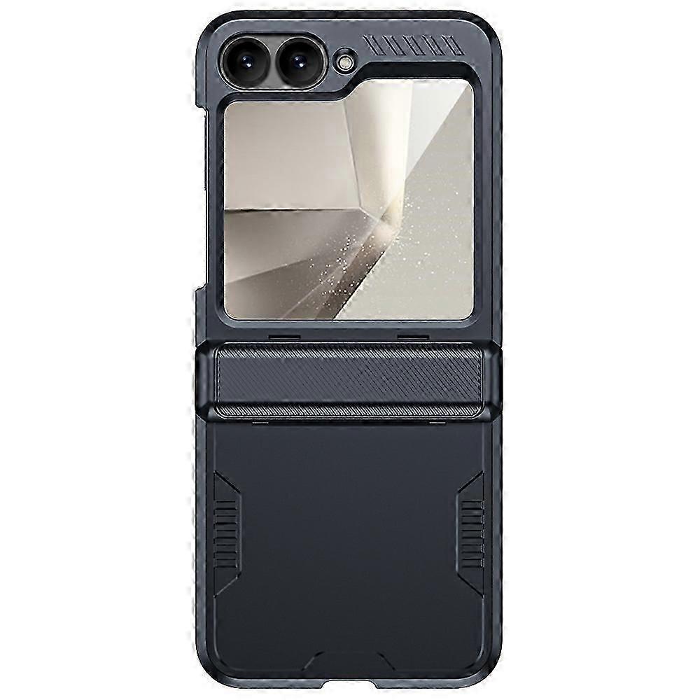 For Samsung Galaxy Z Flip 6 Armor Case, For Z Flip 6 Case with Full Cover Hinge Protection and Built-in Screen Protector