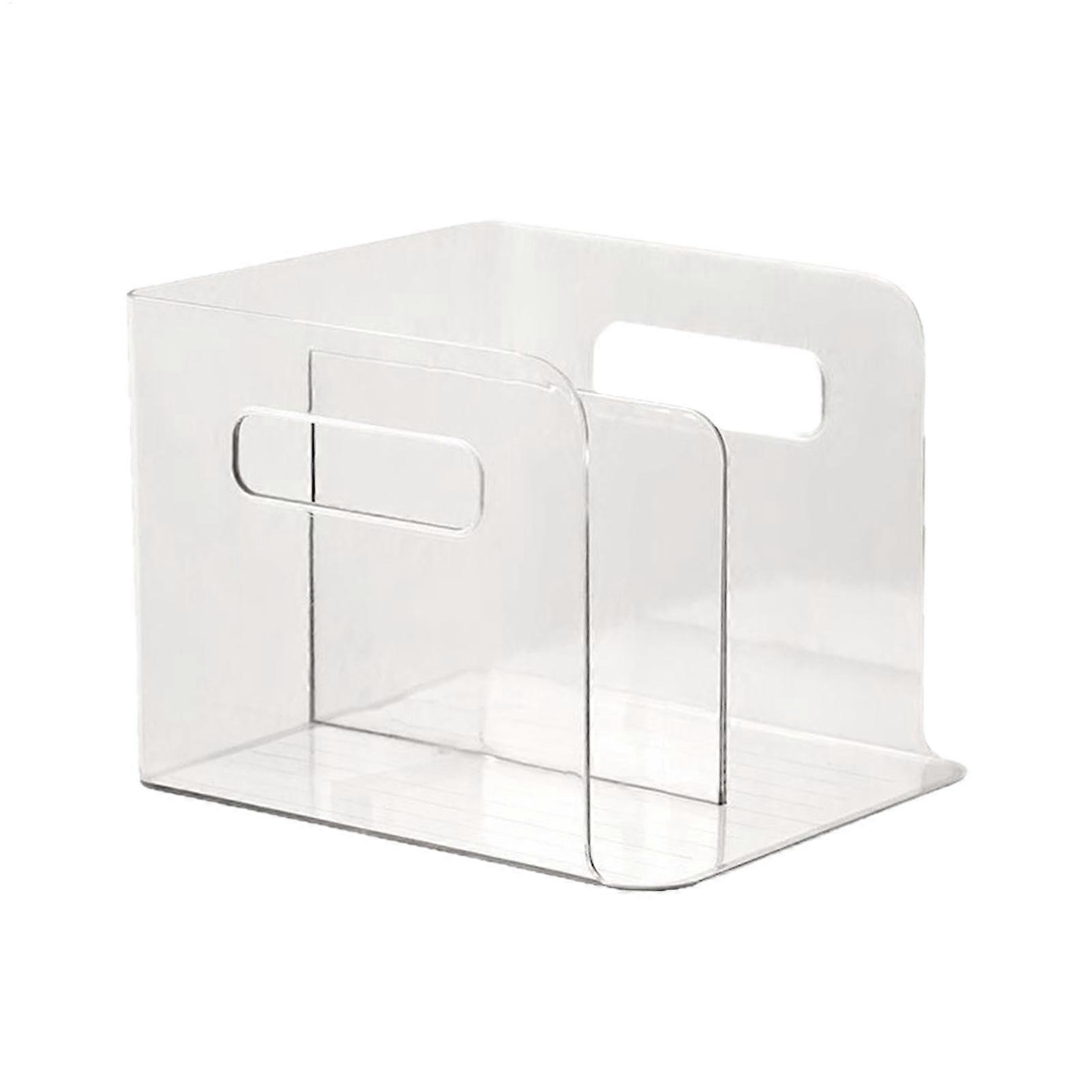 Acrylic Desk File Sorter, Clear Acrylic Letter Holder, Vertical Desktop Organiser for Letters, Books, Magazines, Envelopes and Purses