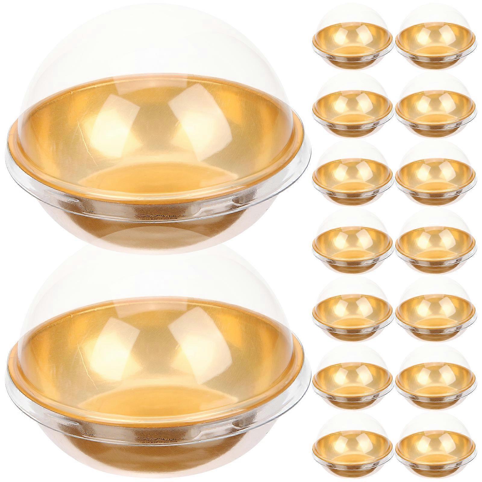 Round Mini Cake Boxes for Storage Use with Excellent Sealing Effect 50 Pieces
