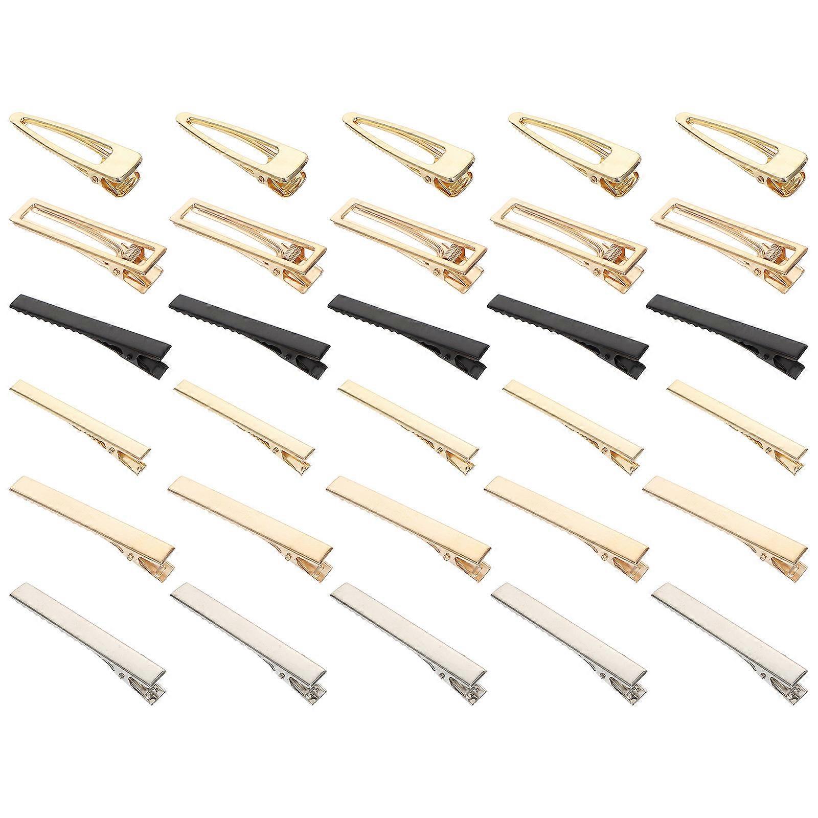 60pcs DIY Hairpins Making Kit Lightweight Durable Alloy Bobby Pins for Thick & Fine Hair, Hair Accessories for Women & Crafting Projects