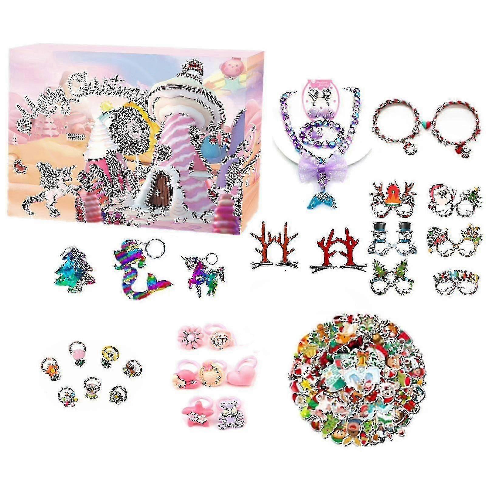 36 / 88pcsクリスマスアドベントカレンダー、カウントダウンカレンダー2024子供用、24日間のギフトボックス