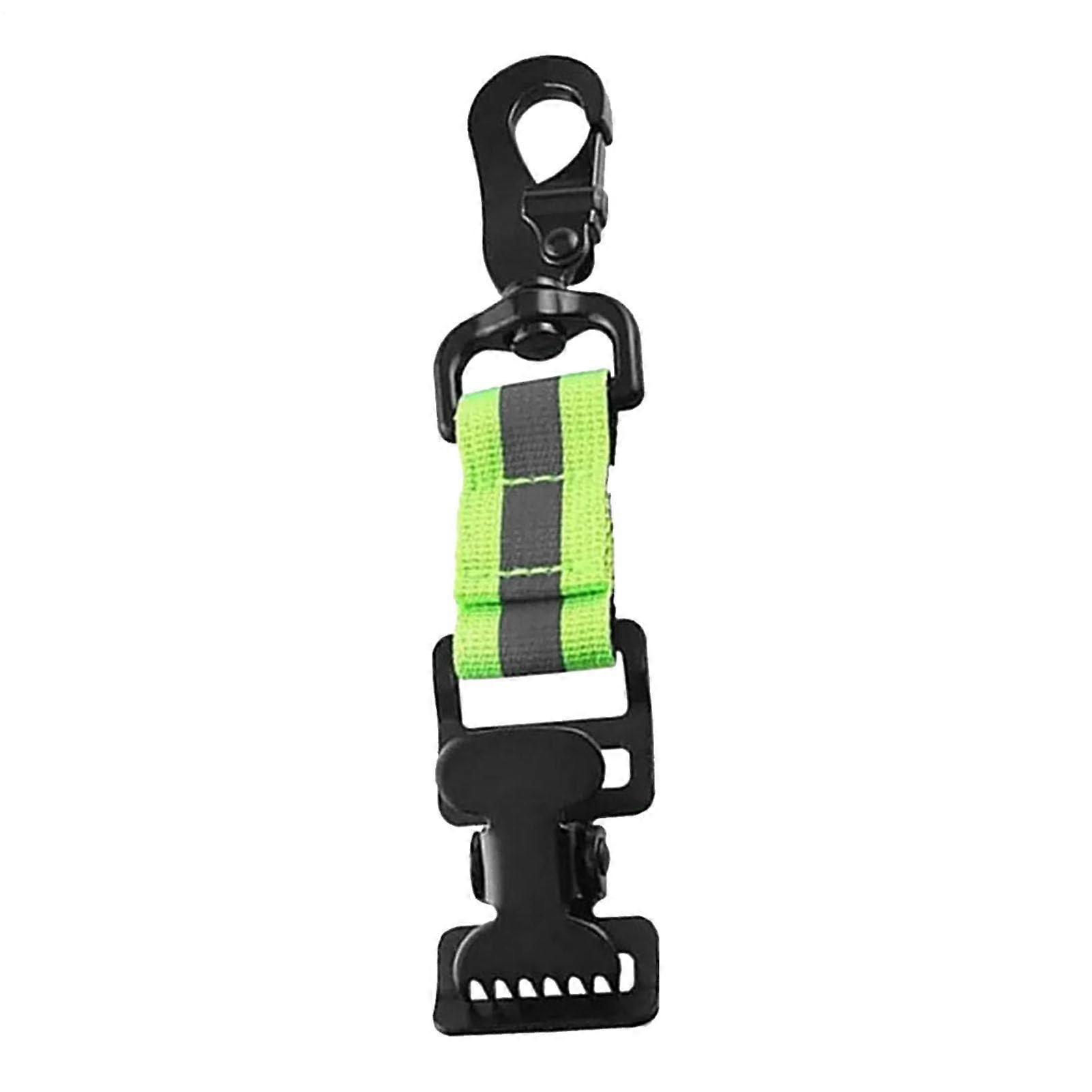 Feuerhandschuhe Heavyduty nylon zipper door, adjustable buckle clip Reflective strap for quick access, durable gloves for securing work gear.