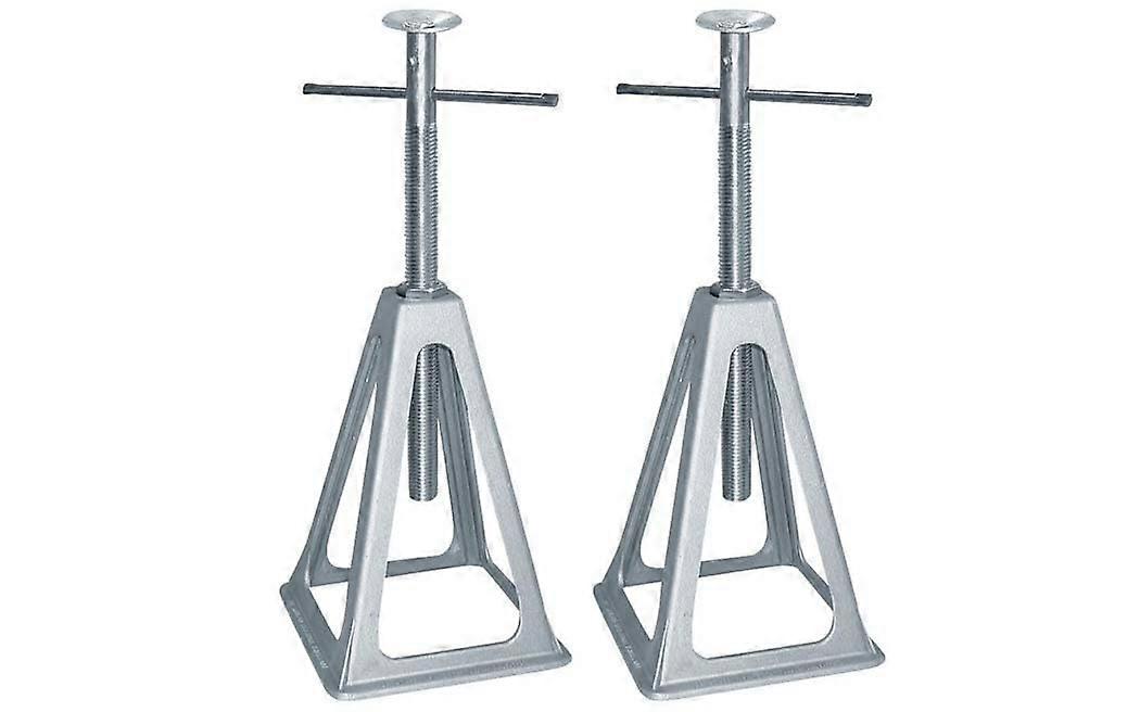Support Stand Set of 2 Caravan Axle Stands, 1000 kg Capacity, Height 2843 cm, Aluminium