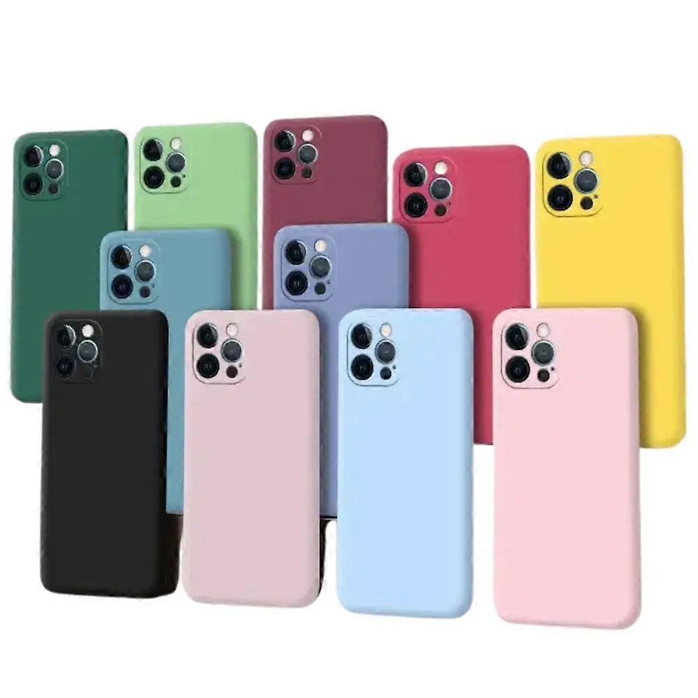 Silicone Iphone Case (iphone 7 - 11 Series) - Available In Multiple Colours