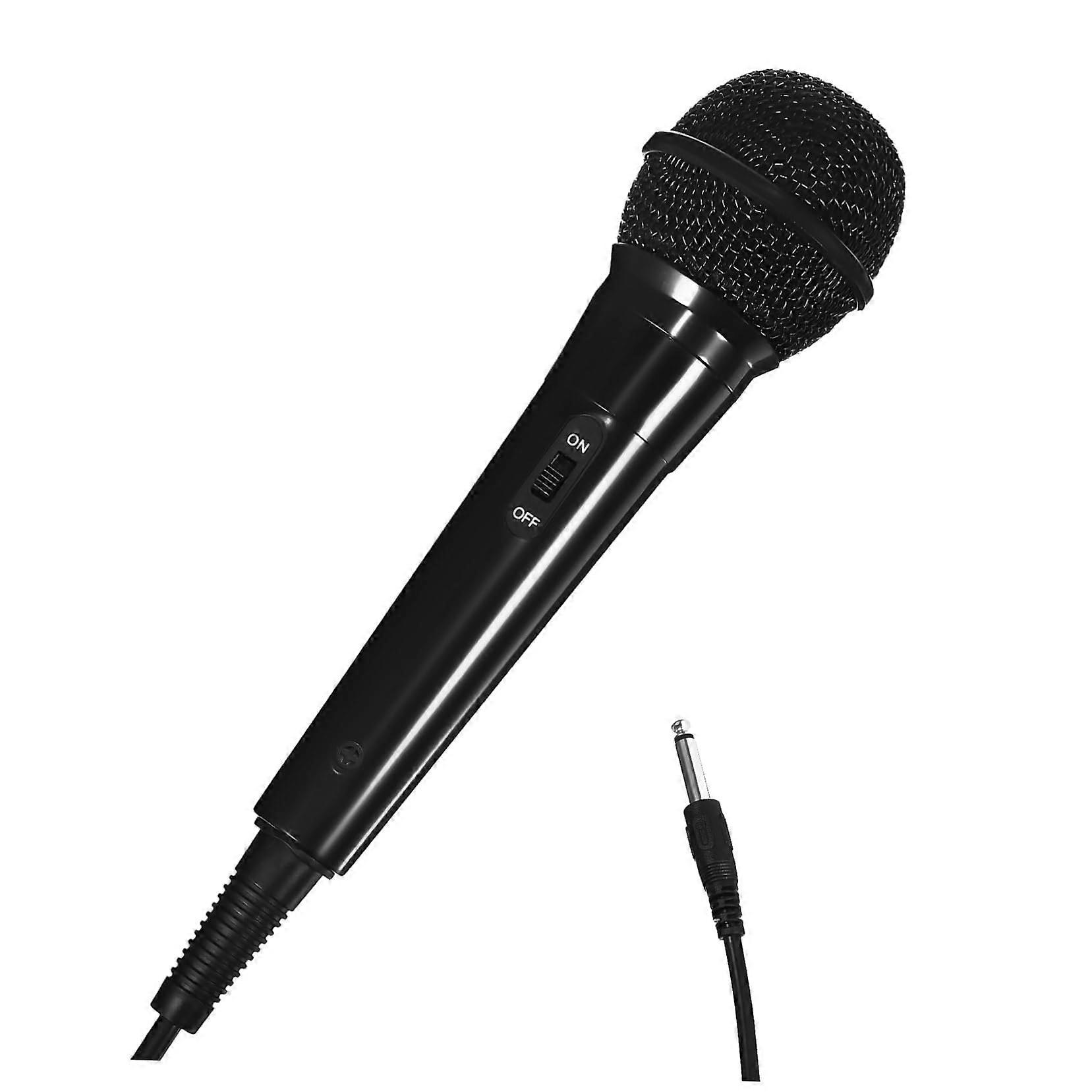 Dynamic Cable Microphone with Plug for Singing and Karaoke, User-Friendly Cardioid Design for Clear Sound Quality and Compatibility