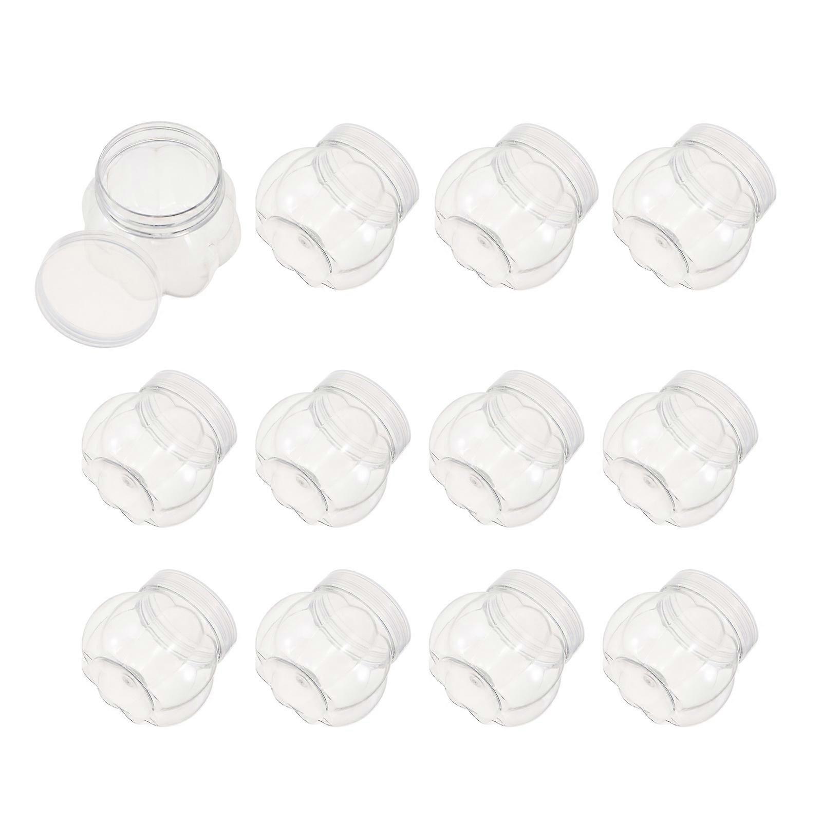 Airtight Tea Canister Square Honey Container Practical Design Kitchen Organization 250ml 12Pcs