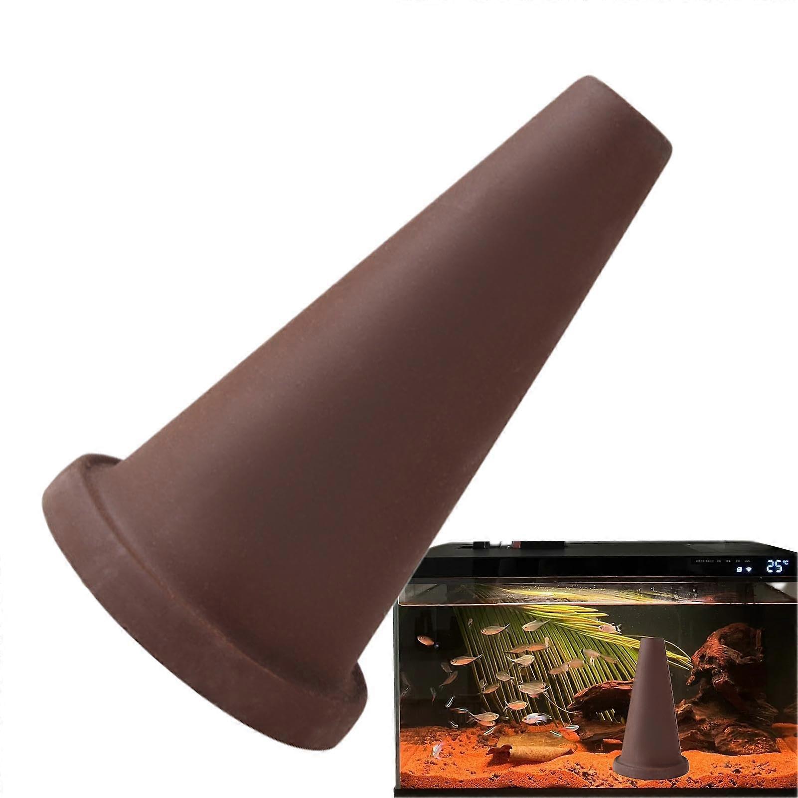 Breeding Cave Pottery Clay Cone For Angelfish And Discus Slate Aquarium Decoration And Incubator
