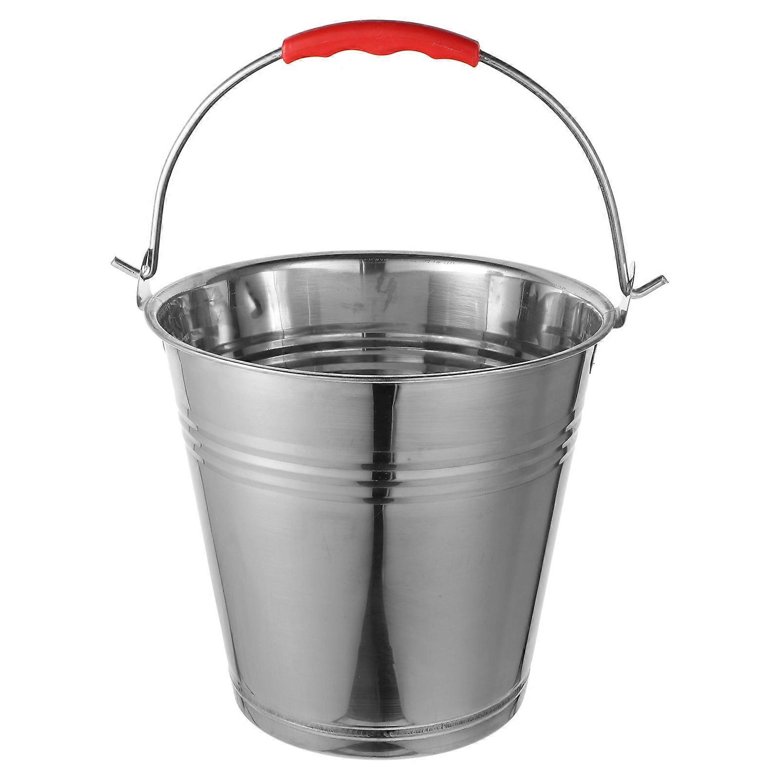 Multipurpose Iron Storage Bucket 1 Set Grill Charcoal Holder