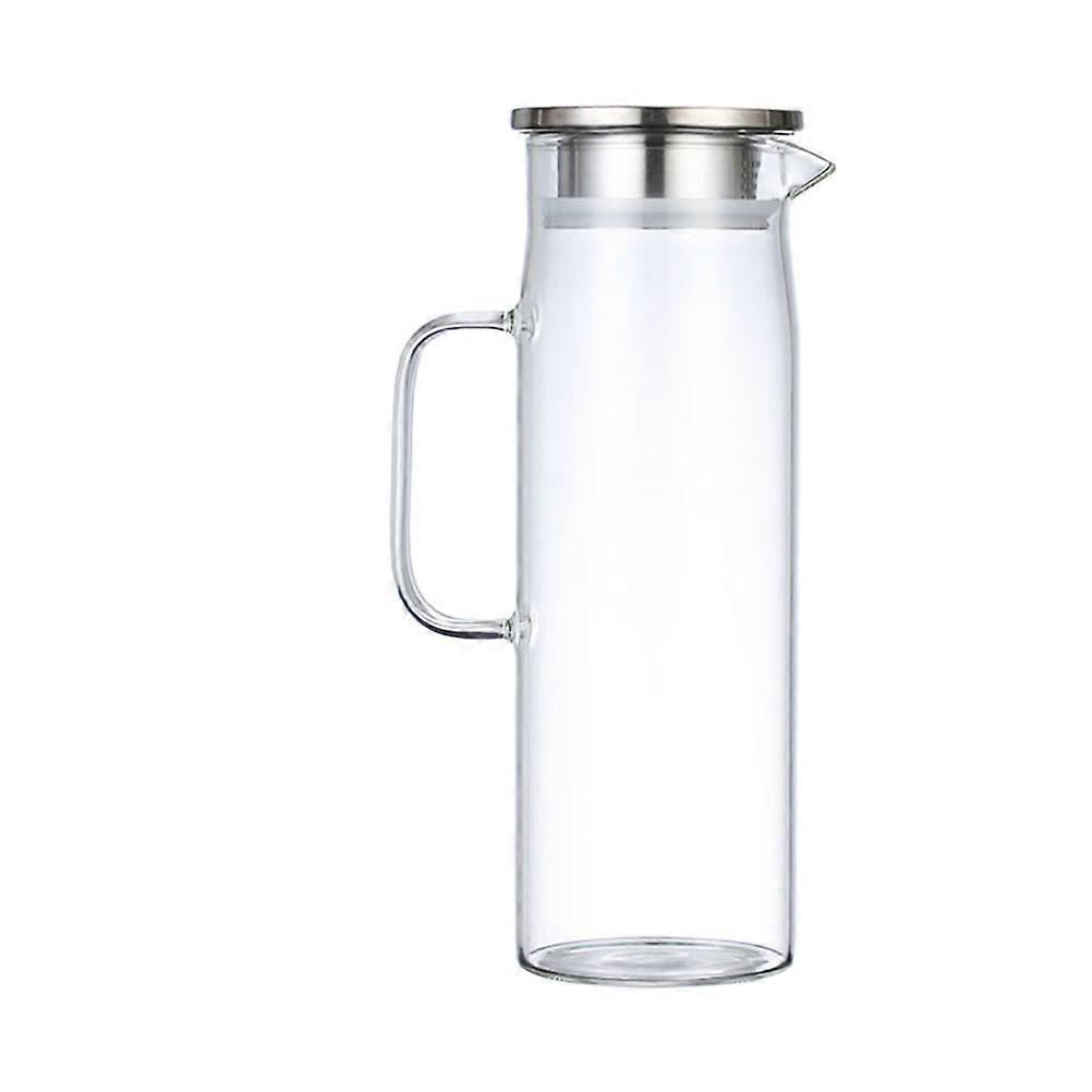 Transparent Cold Water Kettle High End Beverage Jug for Home, Office & Parties Elegant Borosilicate Water Pitcher for Juices & Tea