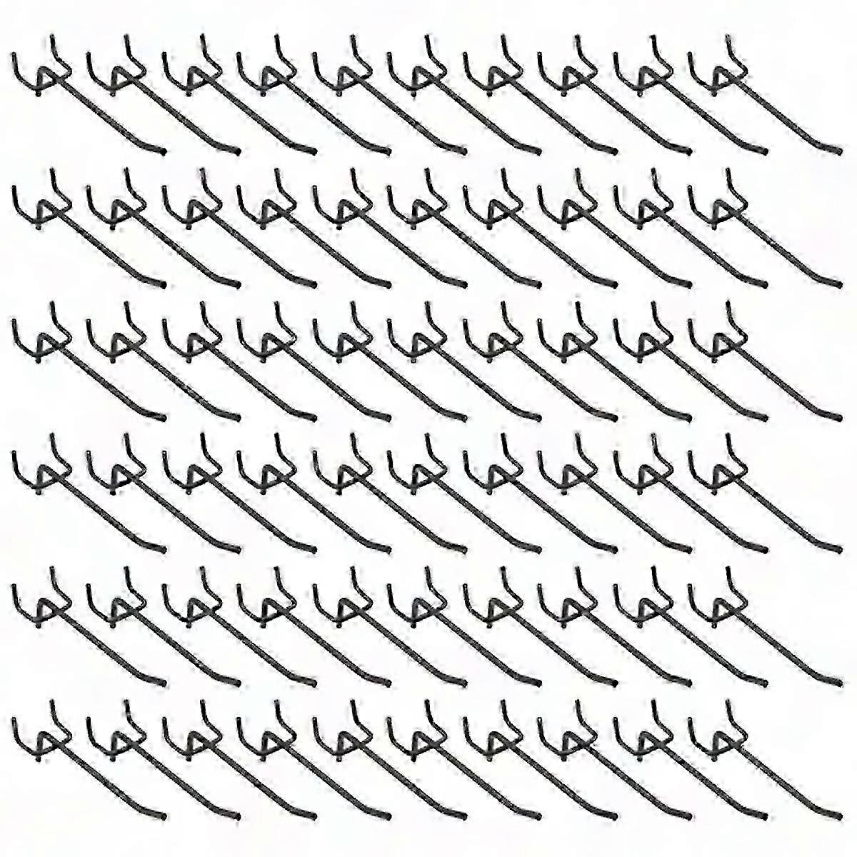 4Inch Peg Board Hooks - Metal Shelf & Display Hooks for 1/4Inch Pegboard - Heavy Duty Wall Hooks