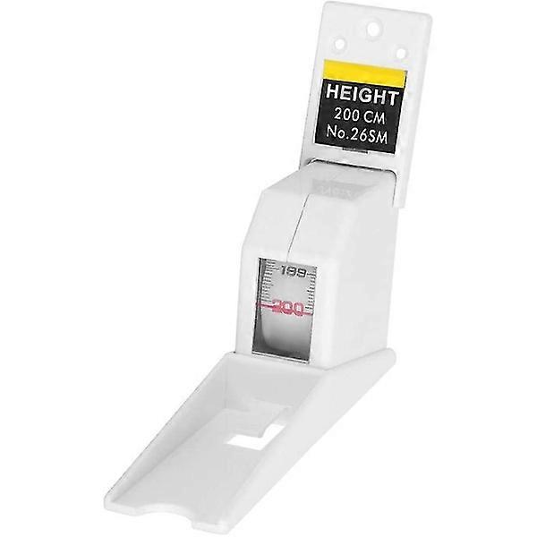 Height Meter, 2 Meter Retractable Height Meter for Adults and Children (White)