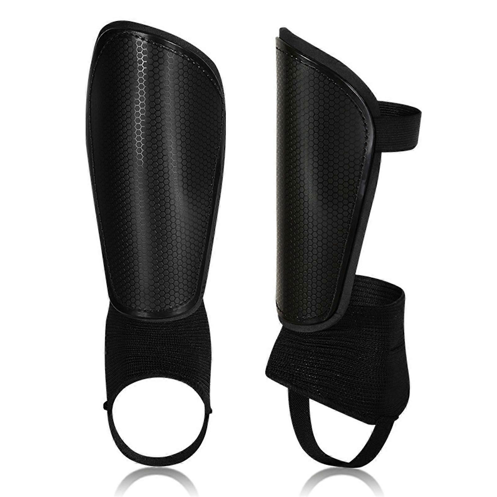 Soccer Shin Guard with Ankle Protector and Adjustable Straps Football Protective Equipment for Kids Youth Adults