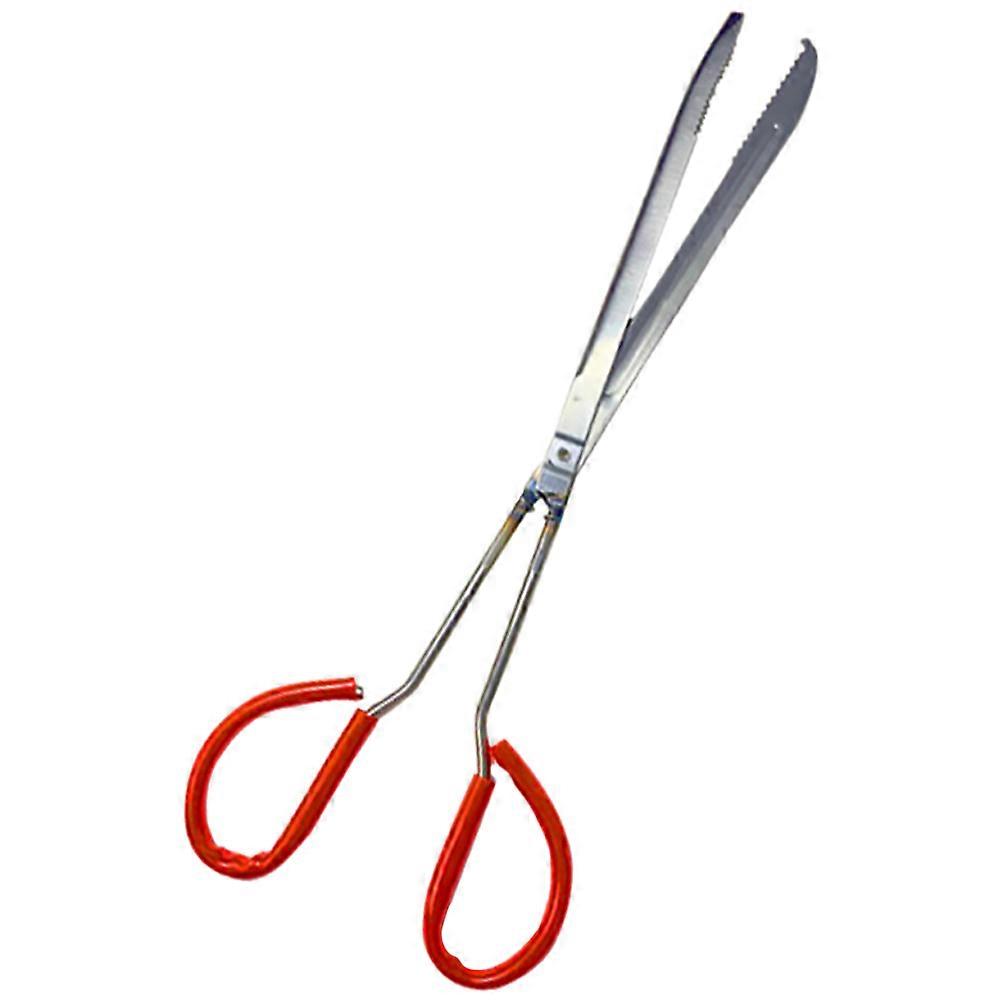 Multi-Function Metal Crab Tong Non-slip Tool For Outdoor Activities 16.9X4.3X0.24In Ergonomic 1Pack
