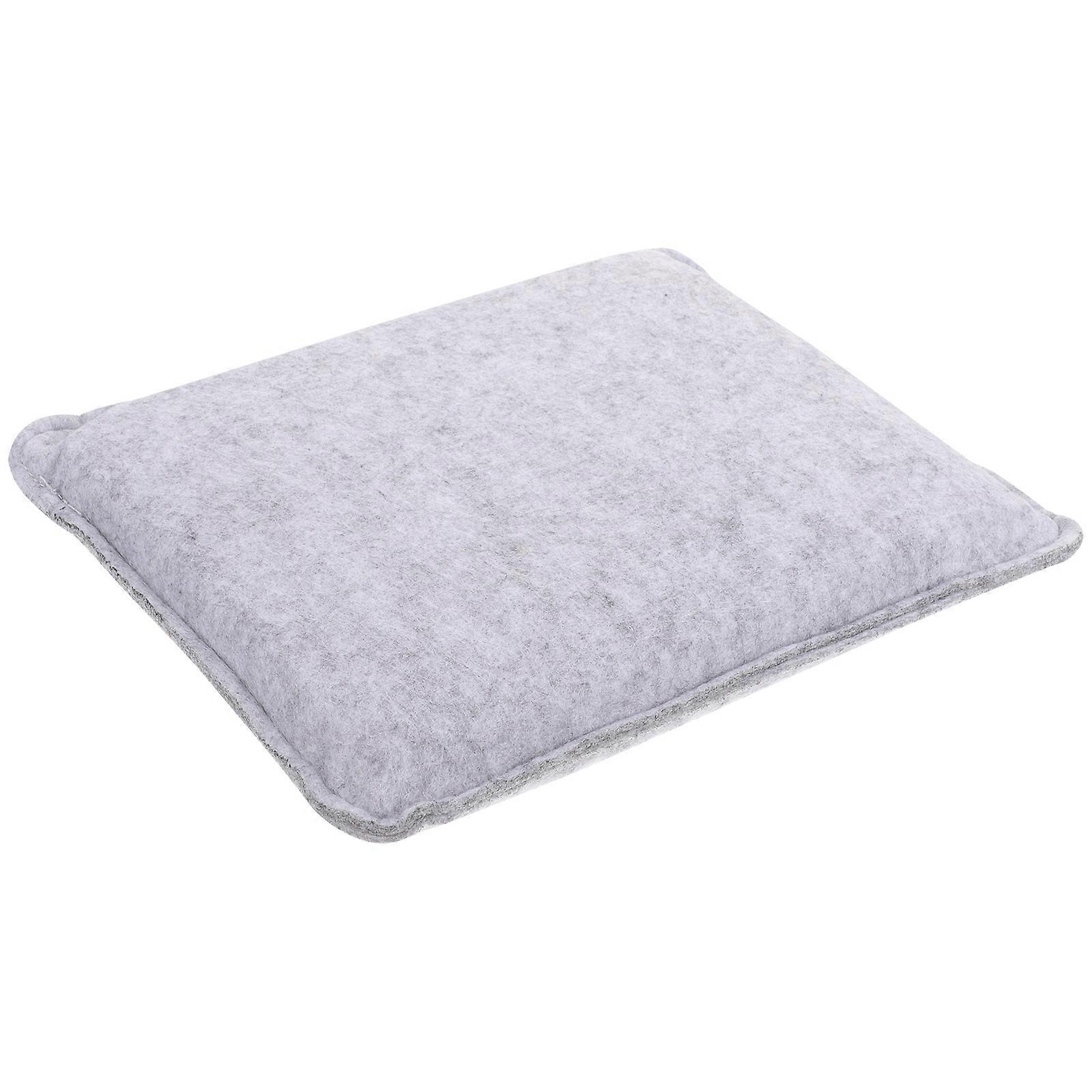 Felt Chair Cushion for Furniture Use Grey Color Perfect for Home and Car Lightweight and Durable 18 x 16 inches