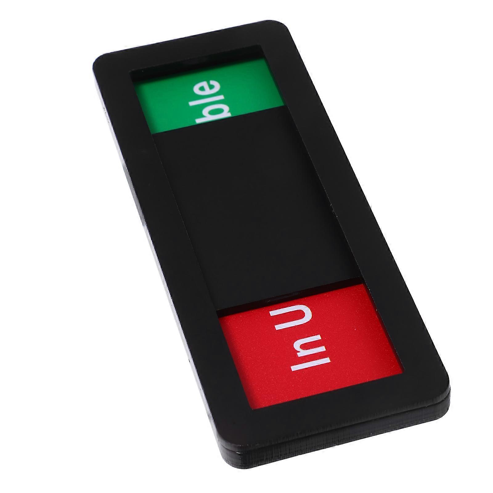 Acrylic Office Door Sign for Meeting Room Display with Multi Color In Use Available .5 x 6.5 Inches