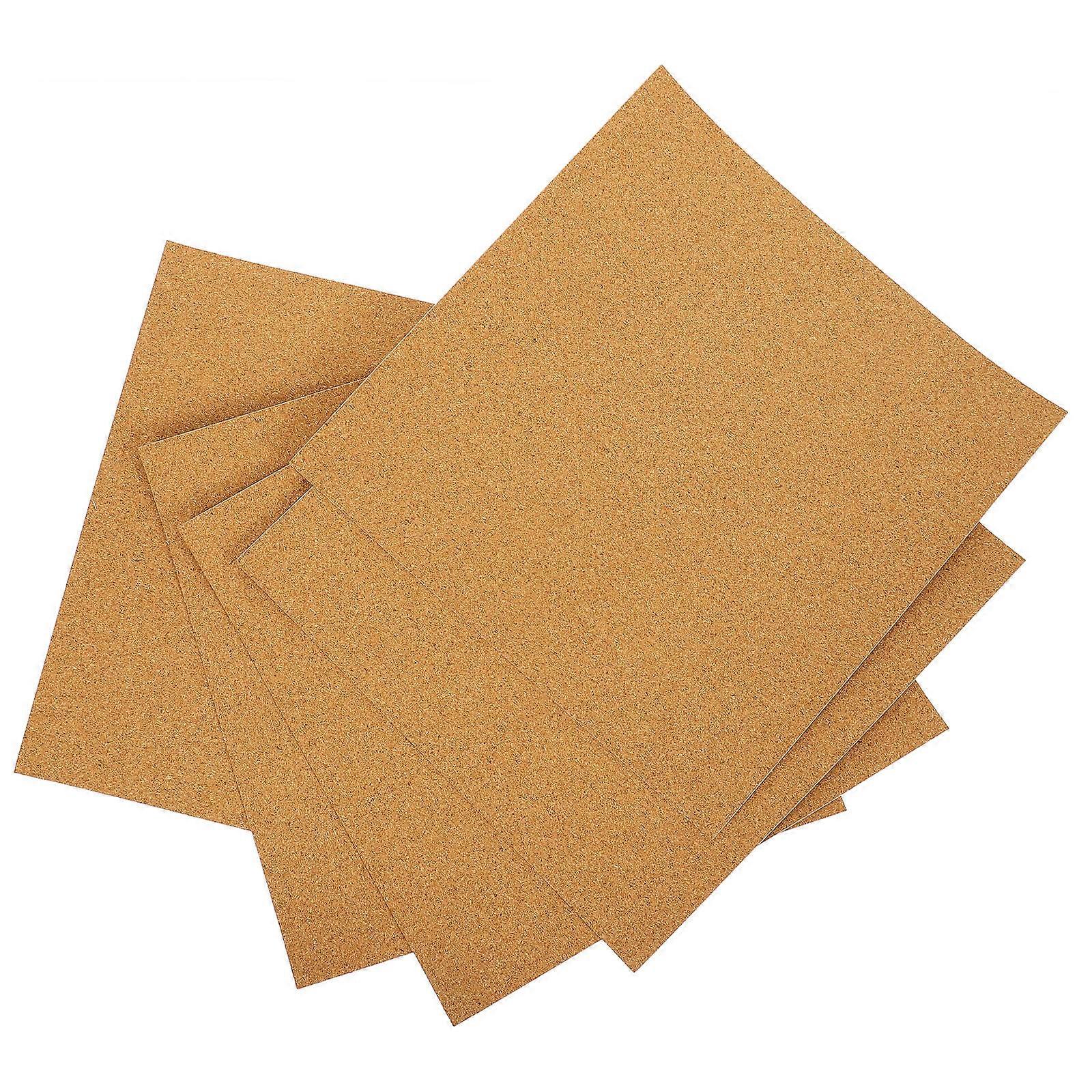 Creative Chocolate Wood Bulletin Board for Decor with SelfAdhesive Suitable for Home Office 5 Pieces