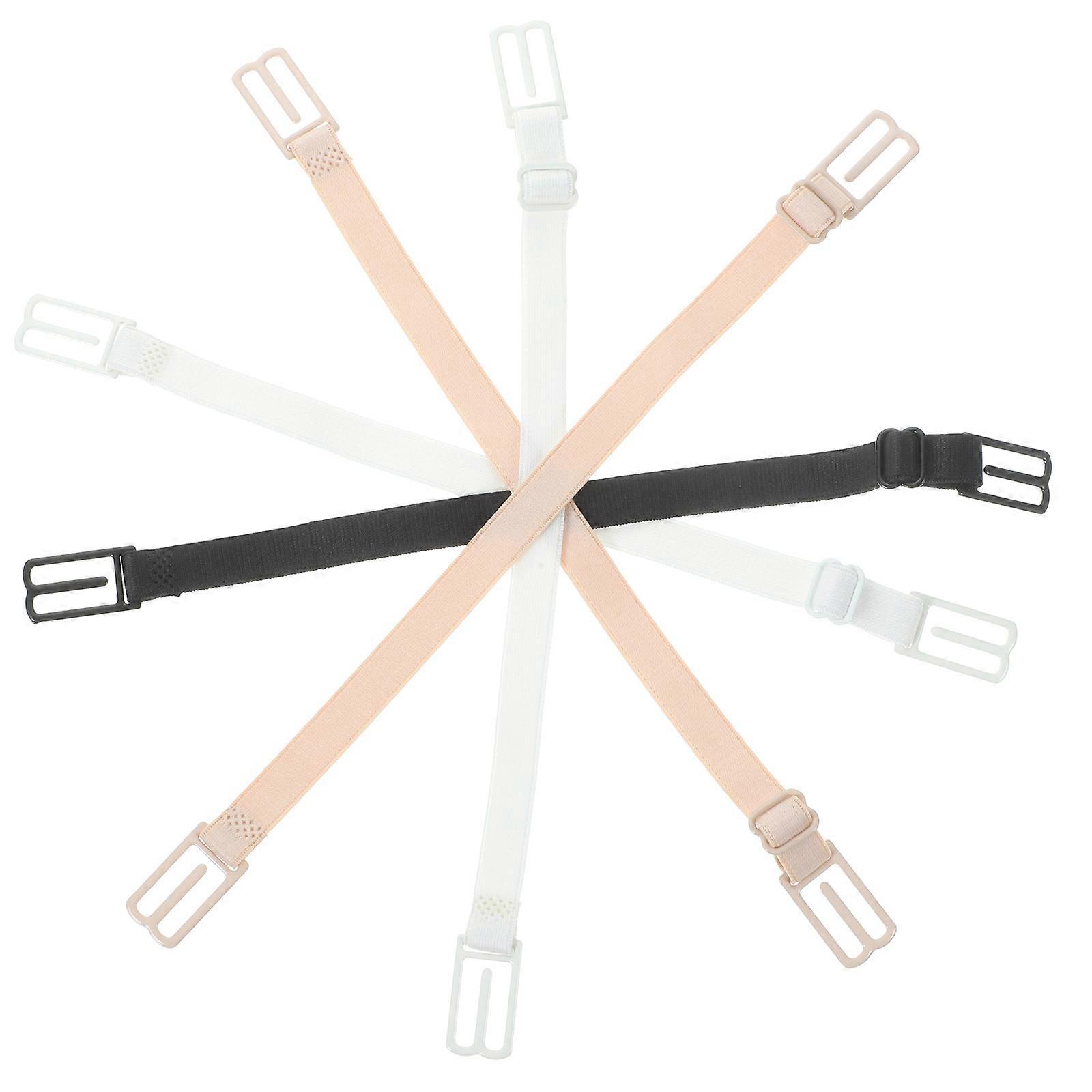 9pcs Antislip Bra Straps Decorative Detachable Extensions for Women