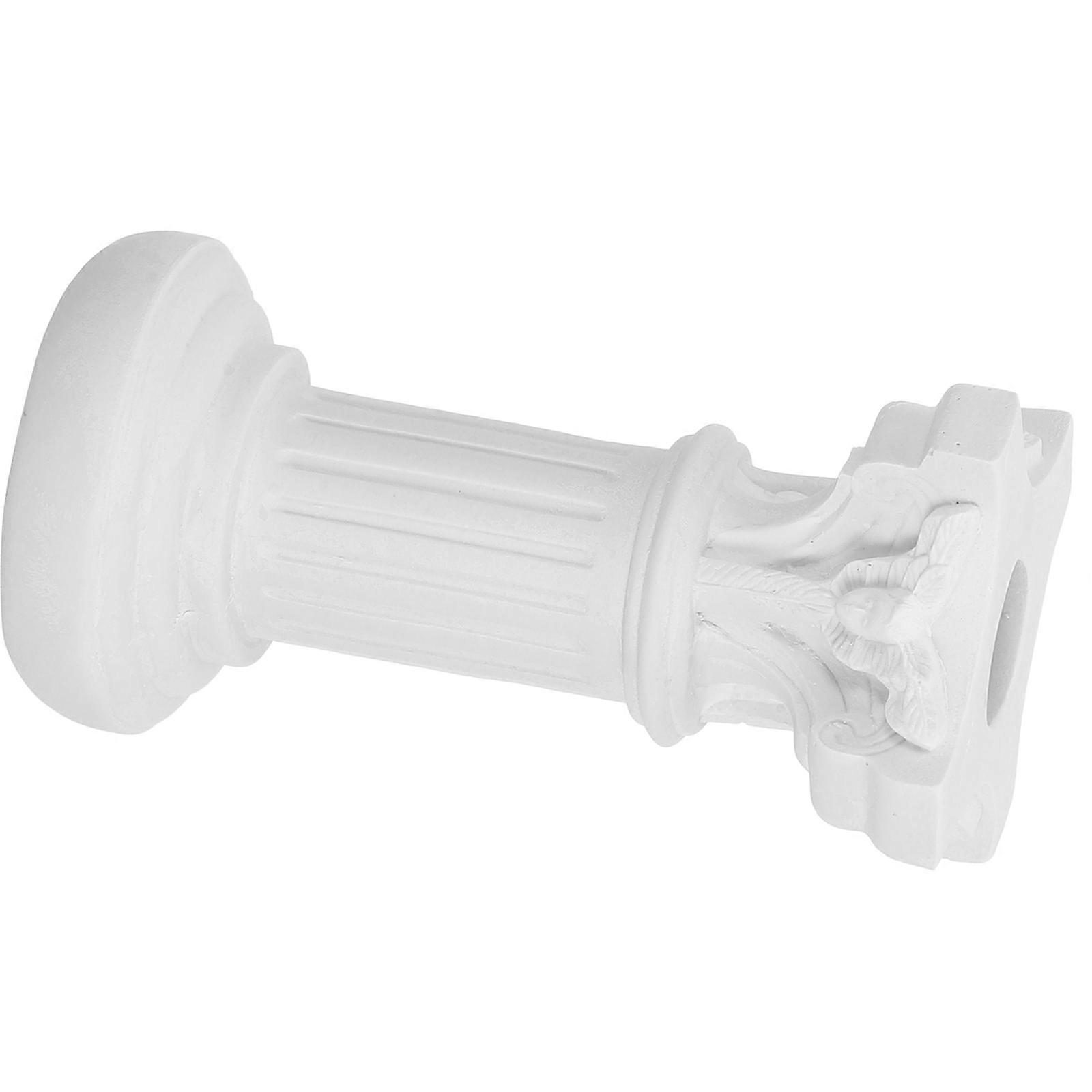 White Resin Roman Column Decoration for Photography and Scene Enhancement Small Size 3.54 Inches