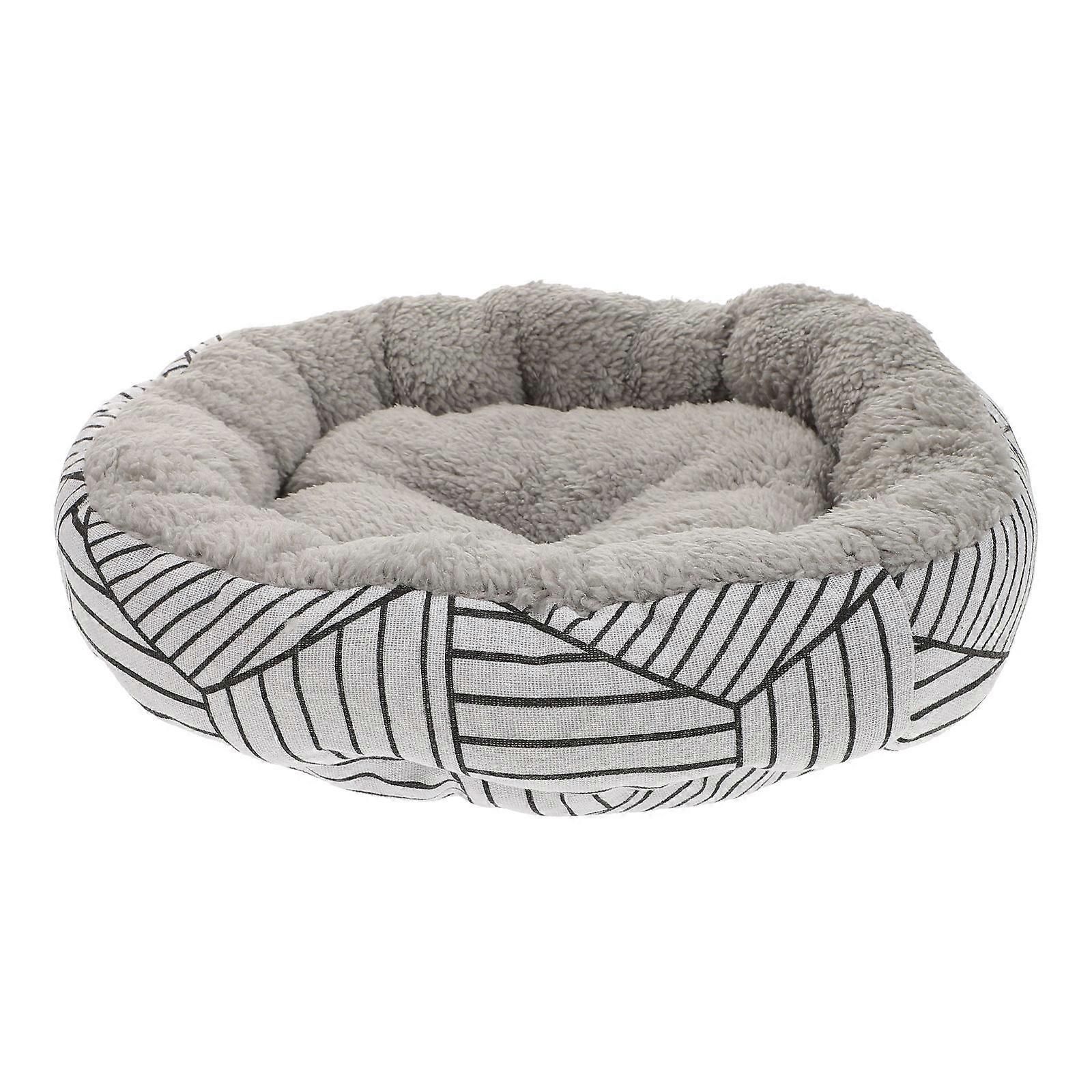 Grey Pet Nest Durable Cat Sleeping Bed for Comfortable Daily Use