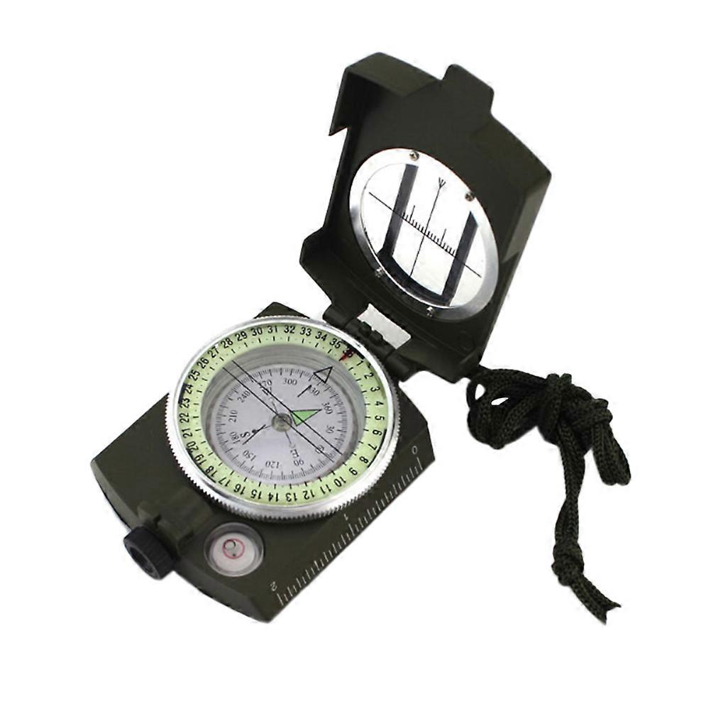Small Compass For Hiking Multi-Functional Ranging Slope Azimuth Measurement Portable Surveying Ruler 1Set