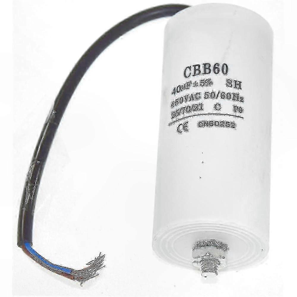 40uf Capacitor with 22cm Cable Connectors for Universal Use