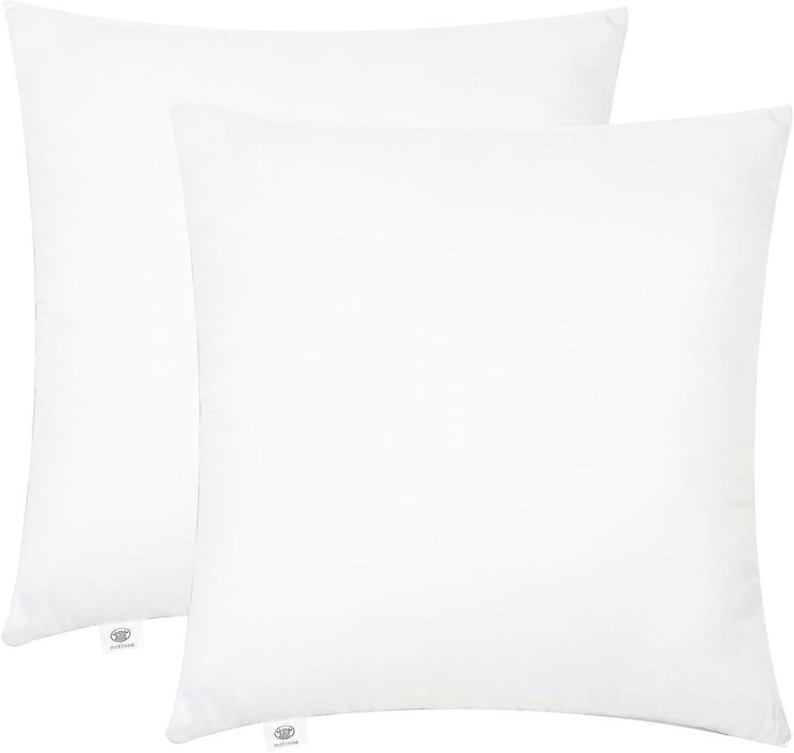Fodera per cuscini Imbottitura per cuscini Set di 2 imbottiture per cuscini 45 x 45 cm Cuscini interni