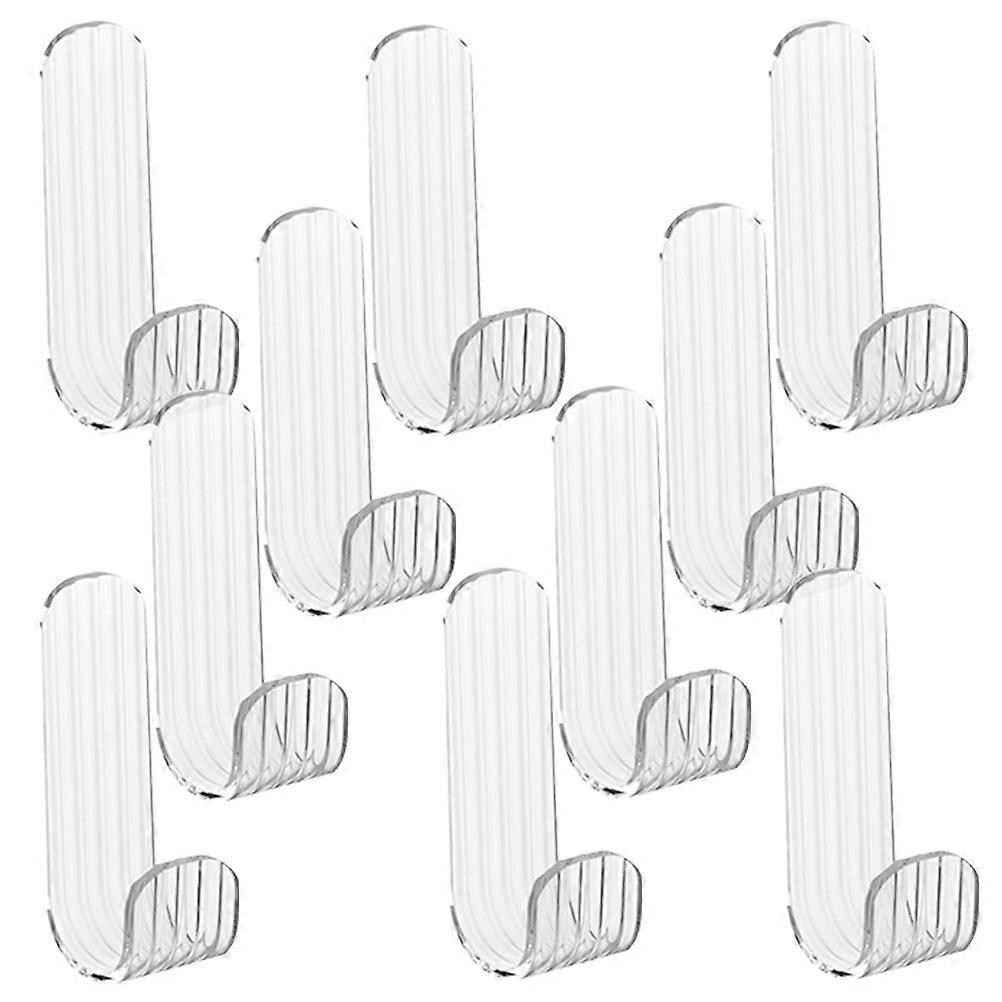 Here's a polished product description for your **12pcs Transparent Acrylic Adhesive Hooks – Strong Wall Towel Hangers**:
### 🧼 **12pcs
