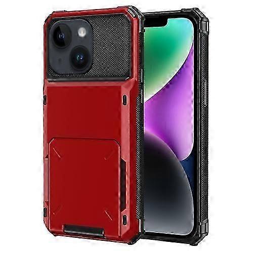 For iPhone 15 Scratch-Resistant Shockproof Heavy Duty Rugged Armor Mobile Phone Case