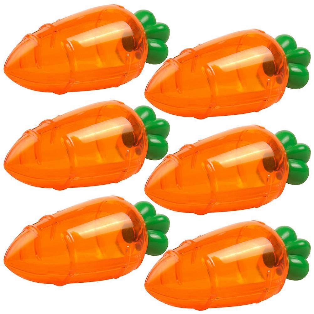 6pcs Carrot Shaped Candy Boxes for Easter Party Favors and Chocolates