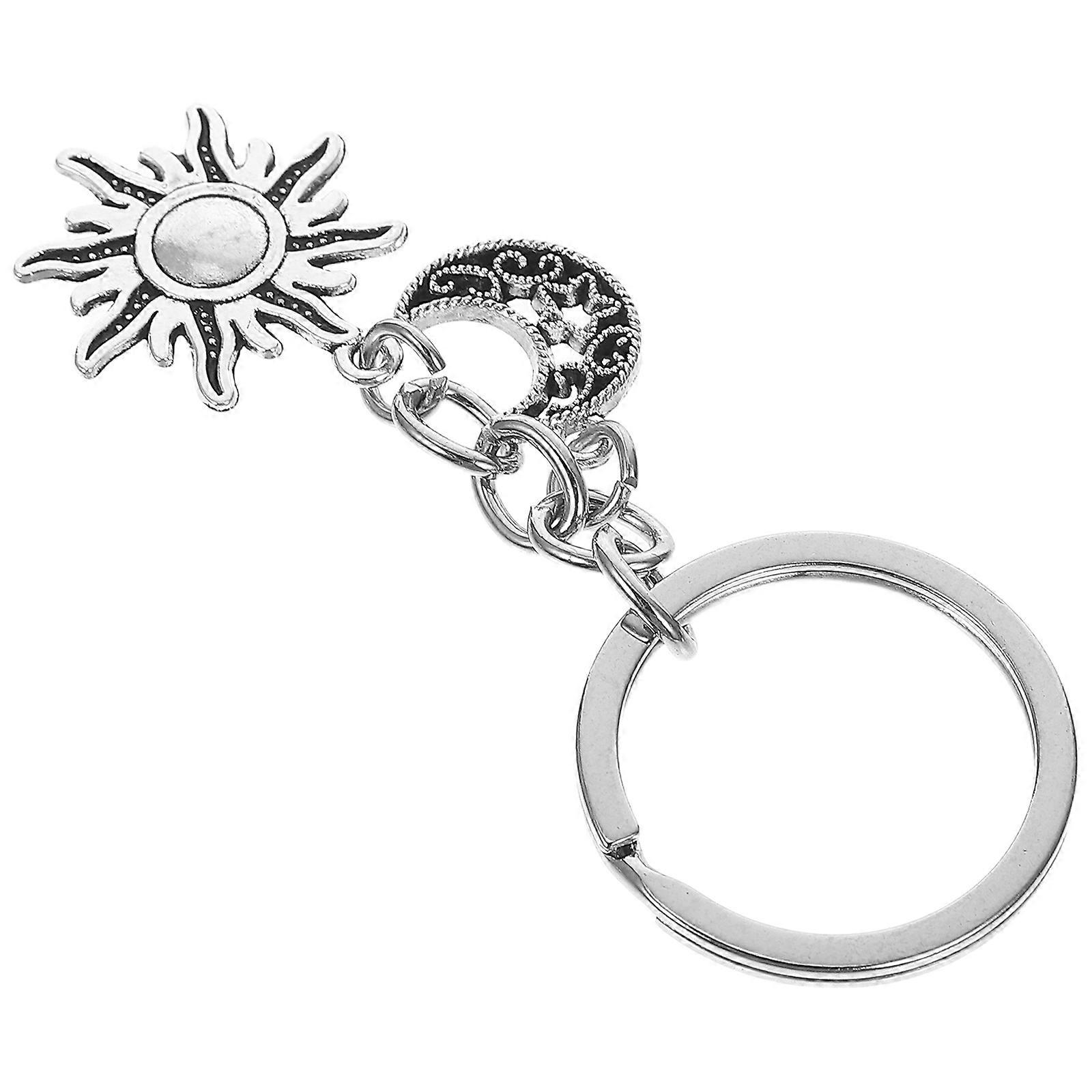 Creative Sun and Moon Car Charm, Ideal Gift with Practical Utility
