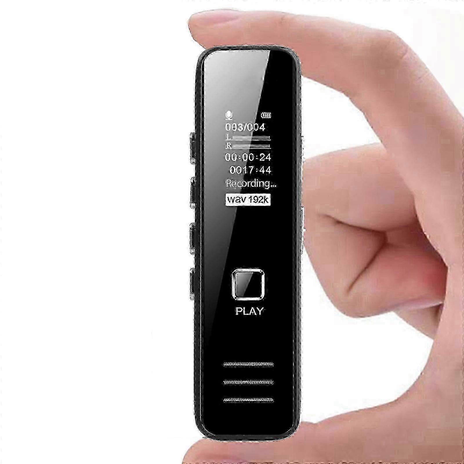 Digital Voice Recorder with 12-Hour Continuous Recording, Playback, Built-in Microphone - for Lectures and Earpiece U