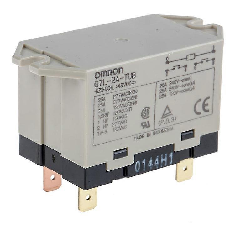 Omron Relay Dpst 48v Dc 25a Panel Mount G7l-2a-tub_dc48