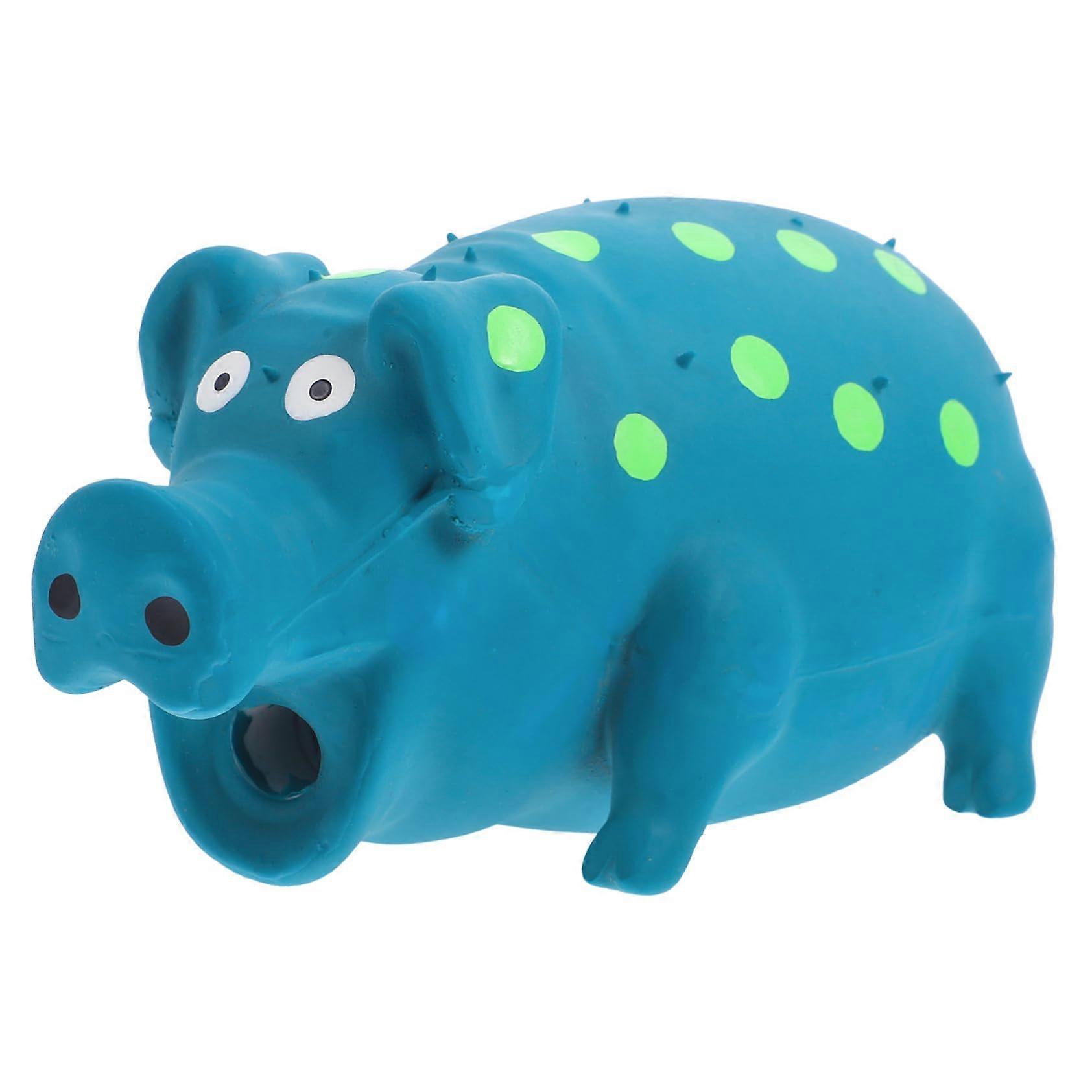 Chew Toy For Pig Squeaky Toy Interactive Durable Dental Care For Small And Large Dogs