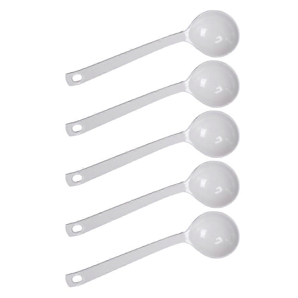 5Pcs Soup Ladle Spoon Turtle Shell Shape Japanese-style Tableware Designed For Friends Family Gathering White Functional Cooking Tool